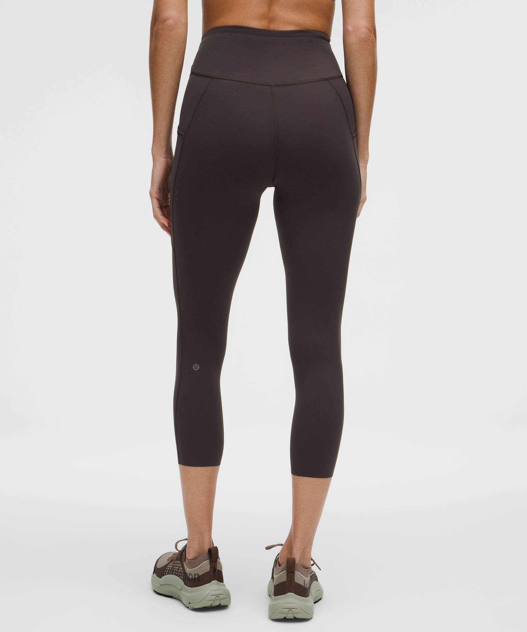 Lululemon Fast And Free High-rise Crop 23" In Green