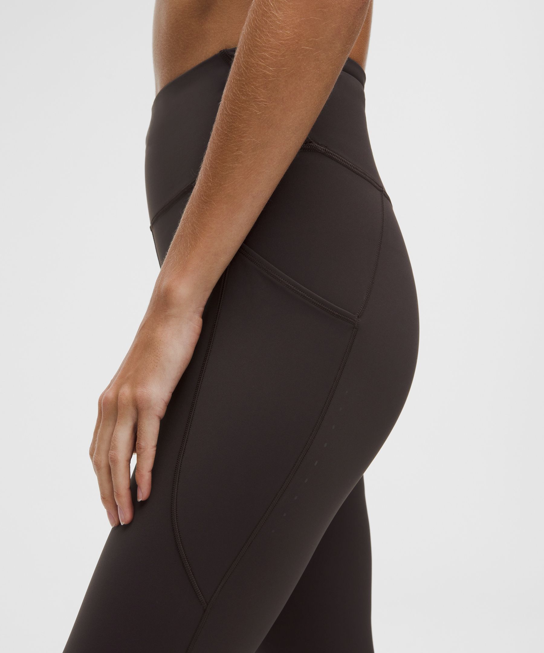 Lululemon Fast And Free High-rise Crop 23" In Green