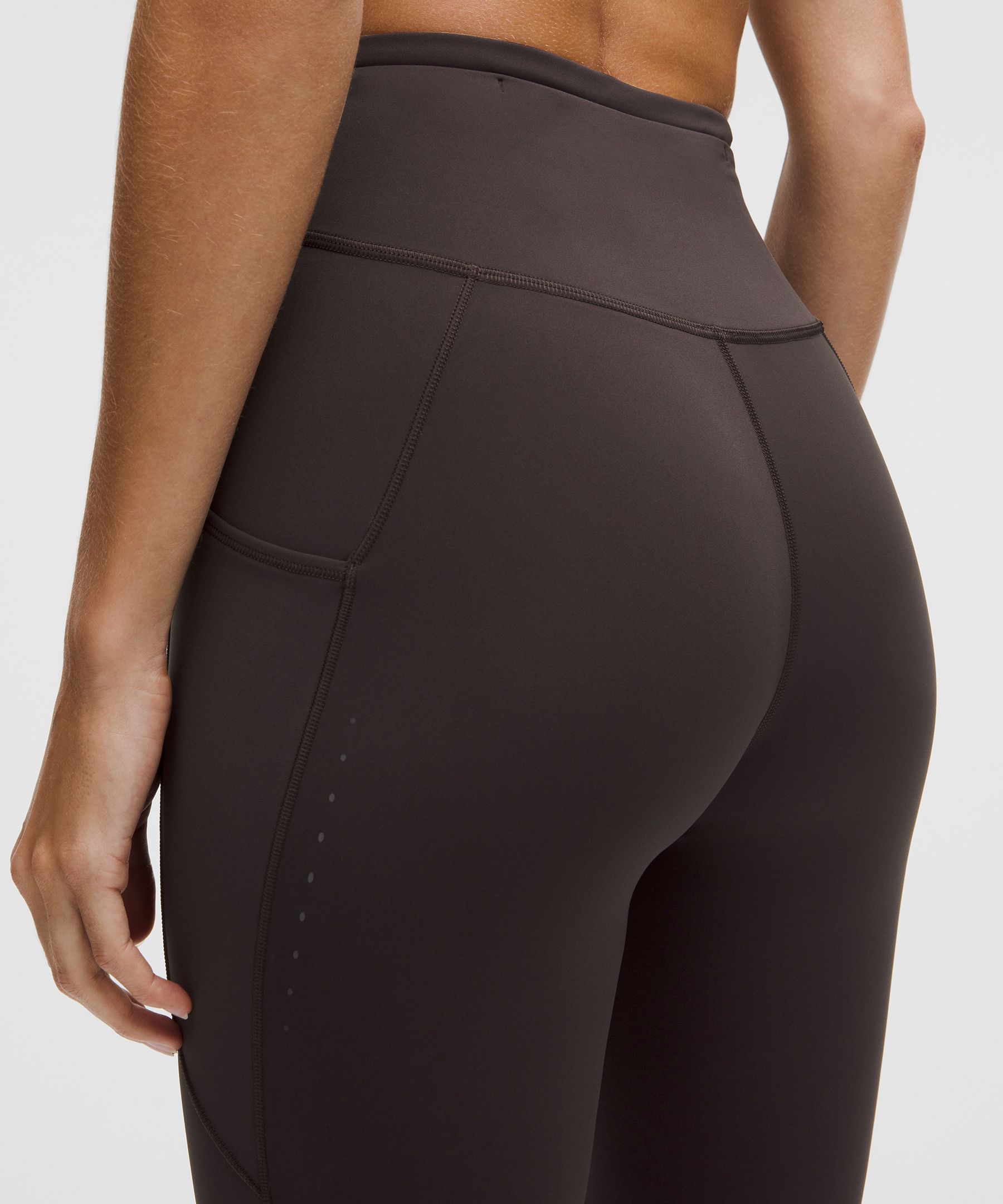 Lululemon Fast And Free High-rise Crop 23" In Green