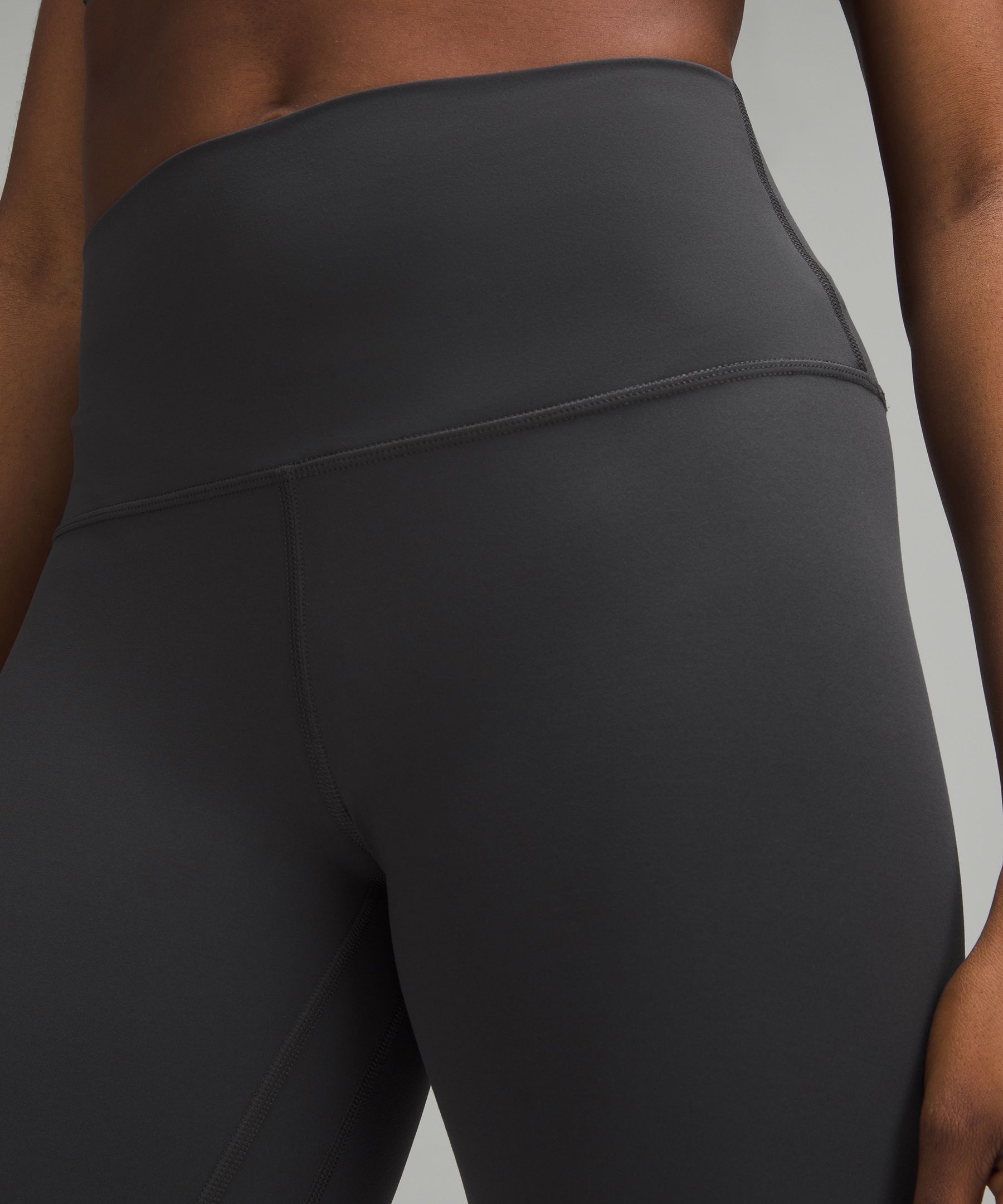 Lululemon Align™ High Rise Crop 17 - Black - lulu fanatics