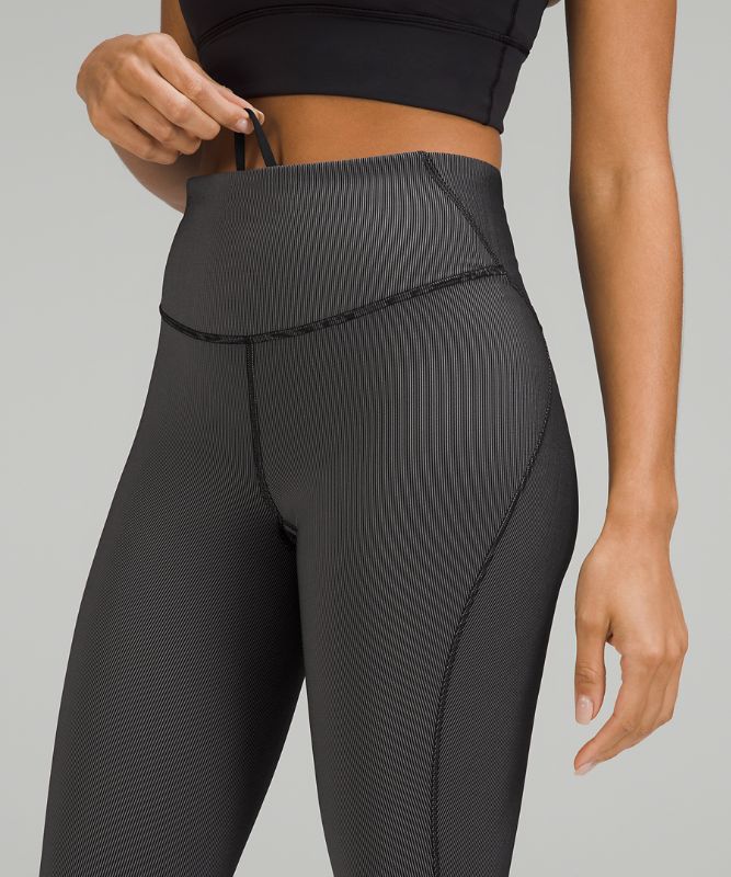 Base Pace High-Rise Crop 23" *Two-Tone Ribbed Online Only