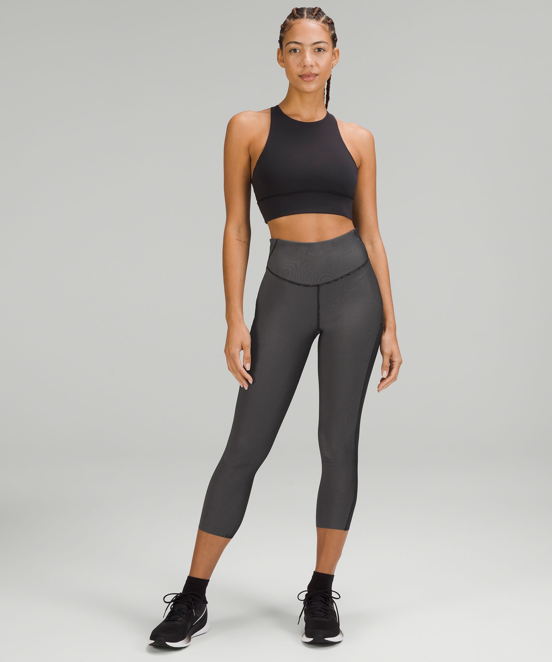 Lululemon Base Pace High-Rise Crop 23 Size 10 - Black