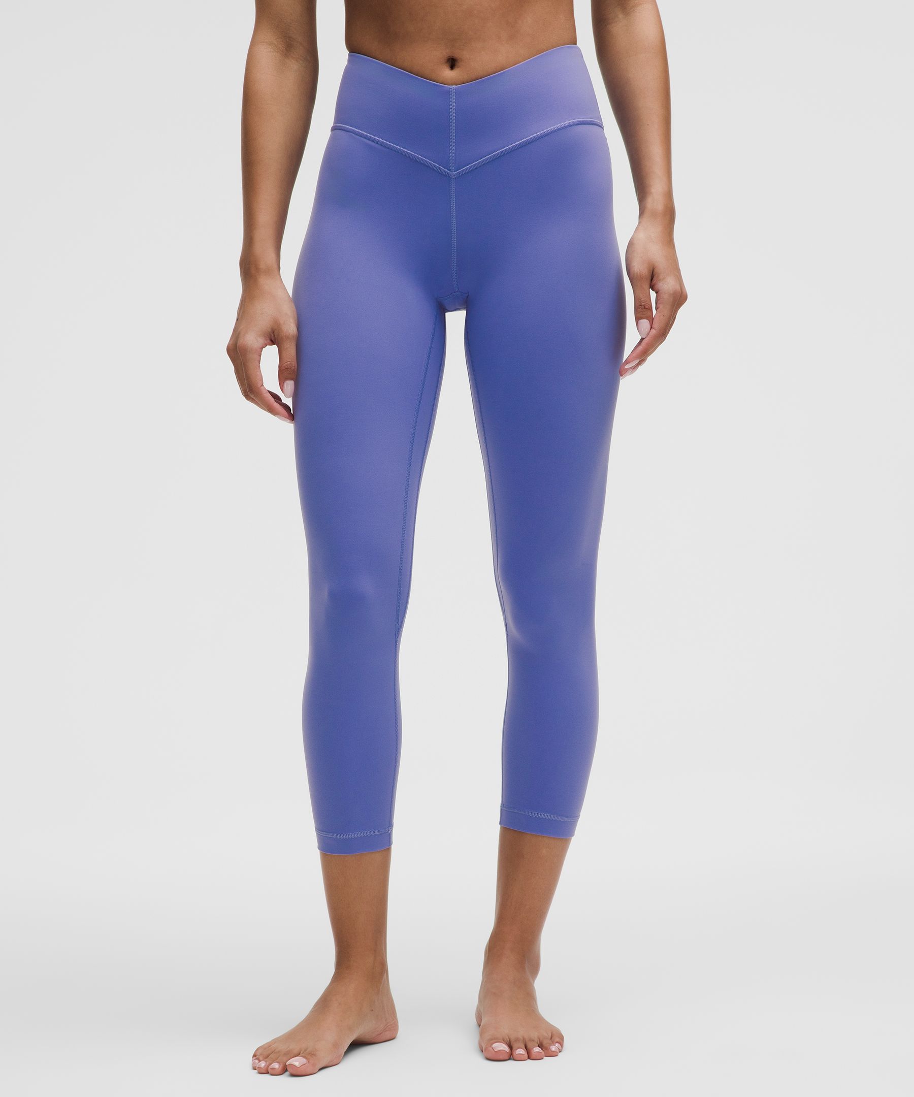 BRIGHT BLUE LULULEMON LEGGINGS CROPPED 23’ I