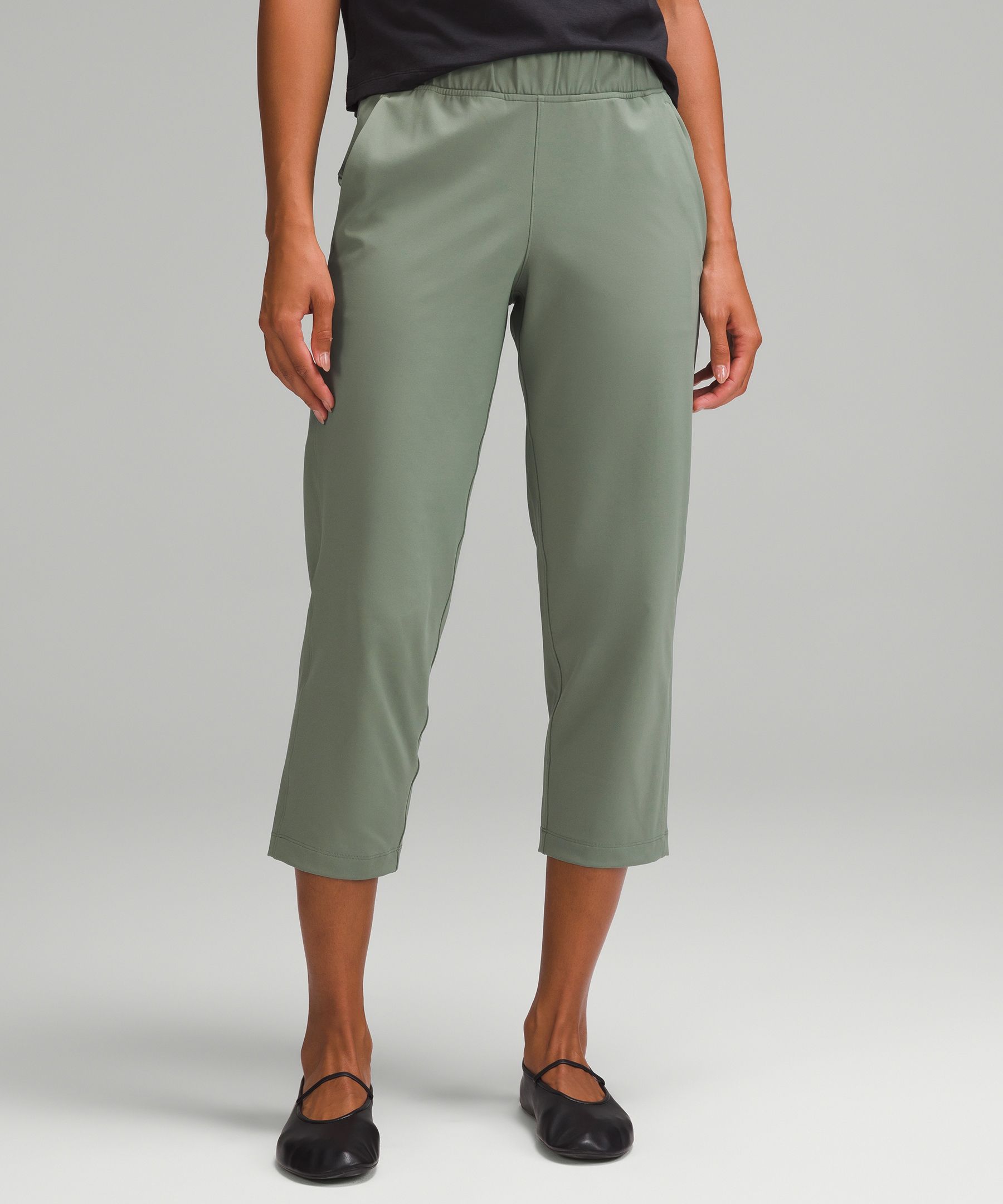 Lululemon Luxtreme Slim-fit Pull-on Mid-rise Cropped Pant