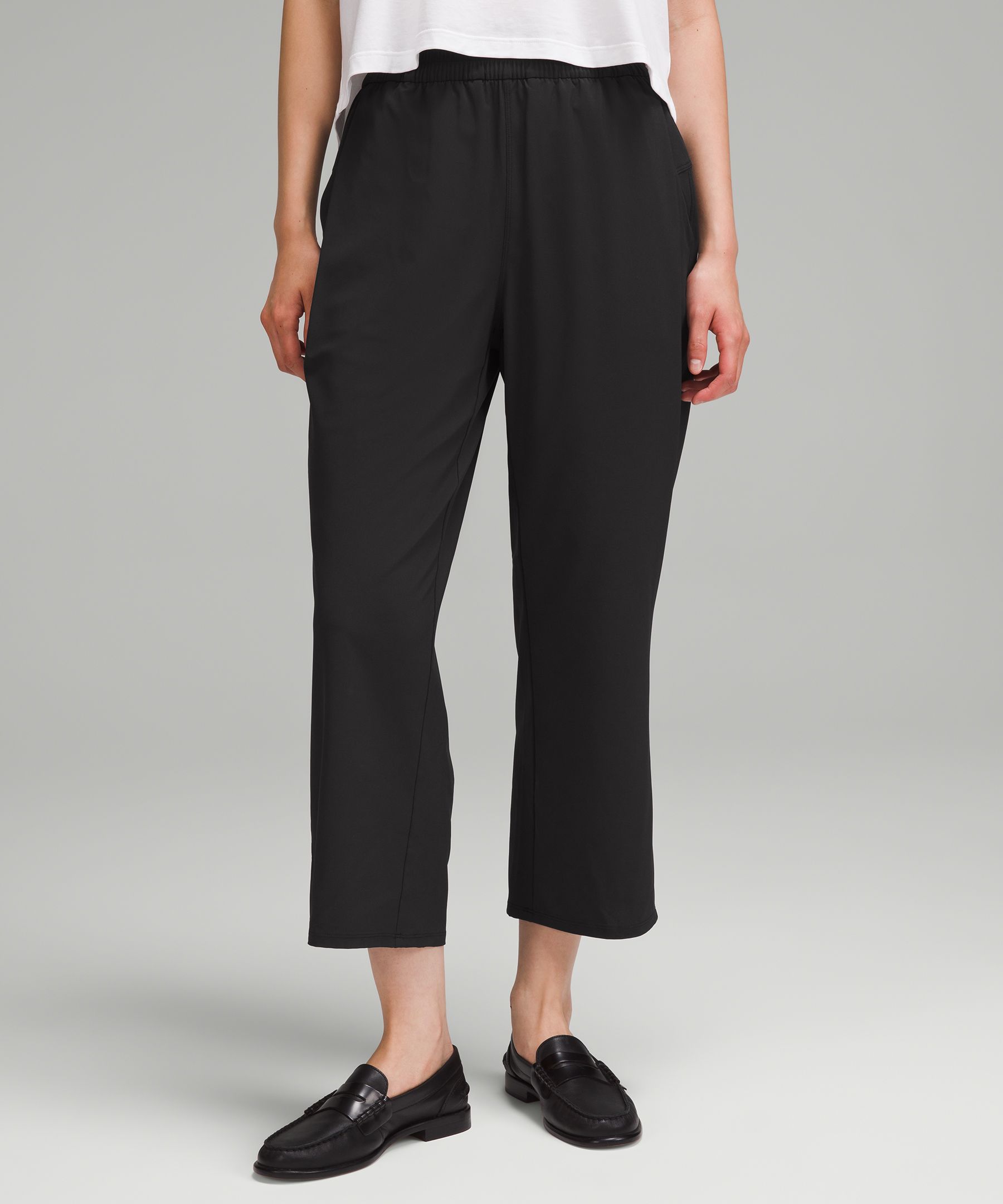 Lightweight Wide-Leg High-Rise Culottes