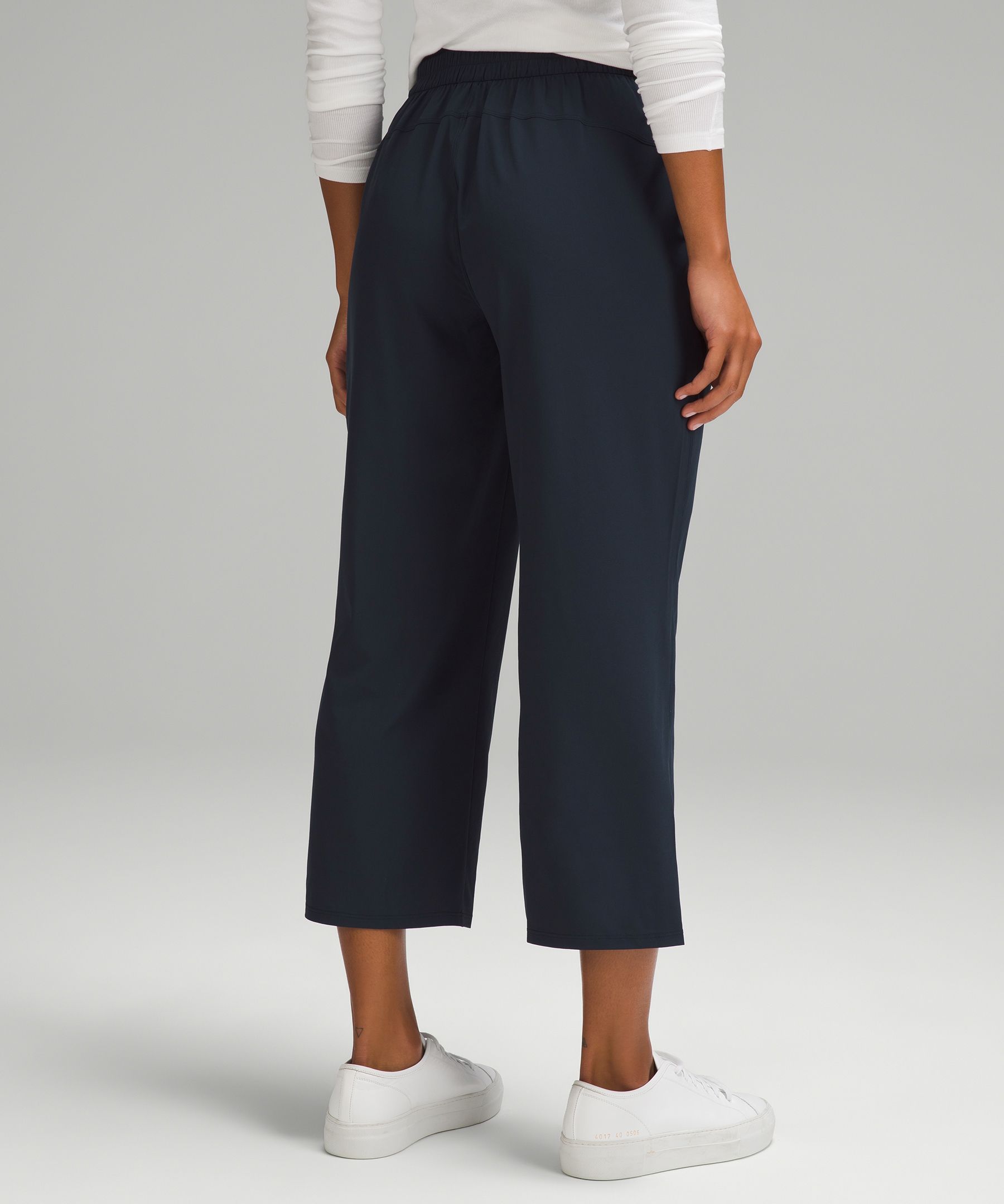 Lightweight Wide-Leg High-Rise Culottes