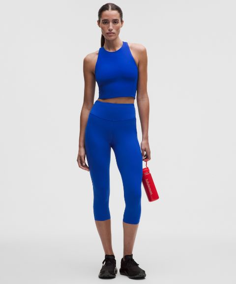 Женские укороченные легинсы Lululemon Fast and Free High-Rise