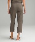 Relaxed-Fit High-Rise Knit Cropped Pants 24"