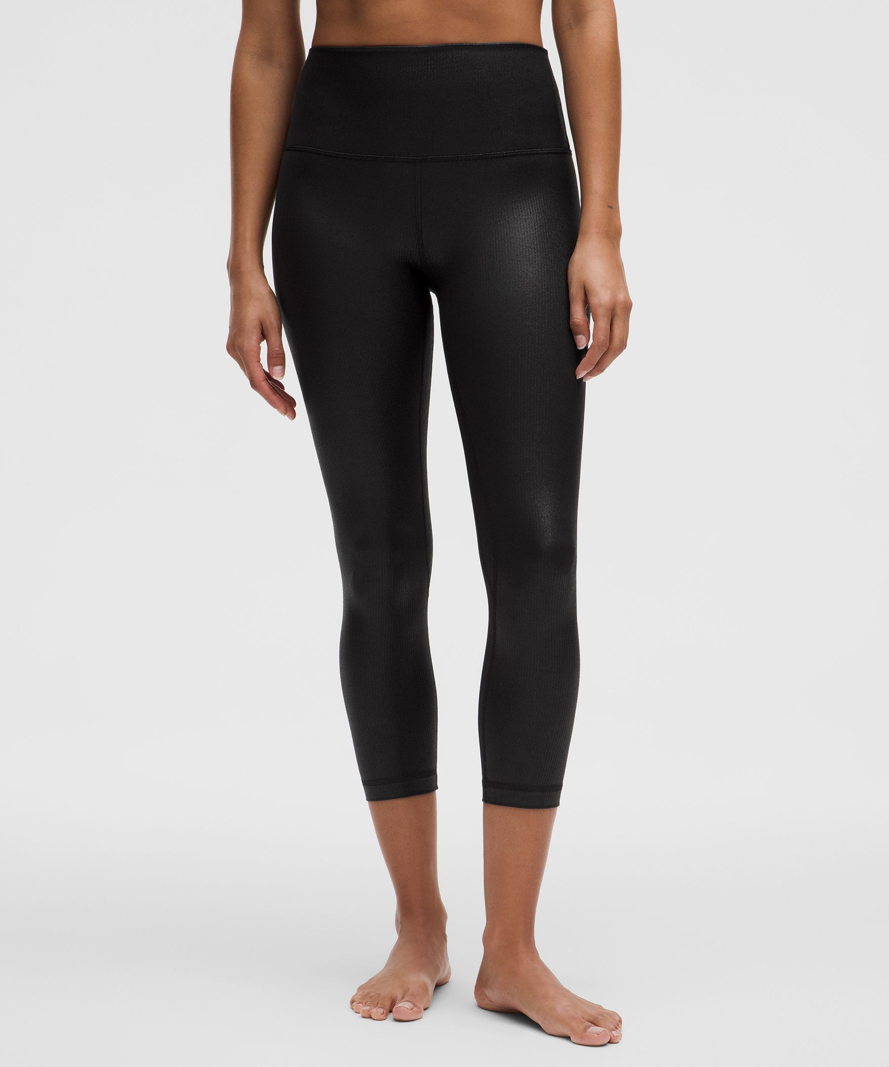 lululemon Align™ High-Rise Ribbed Crop 23" Shine