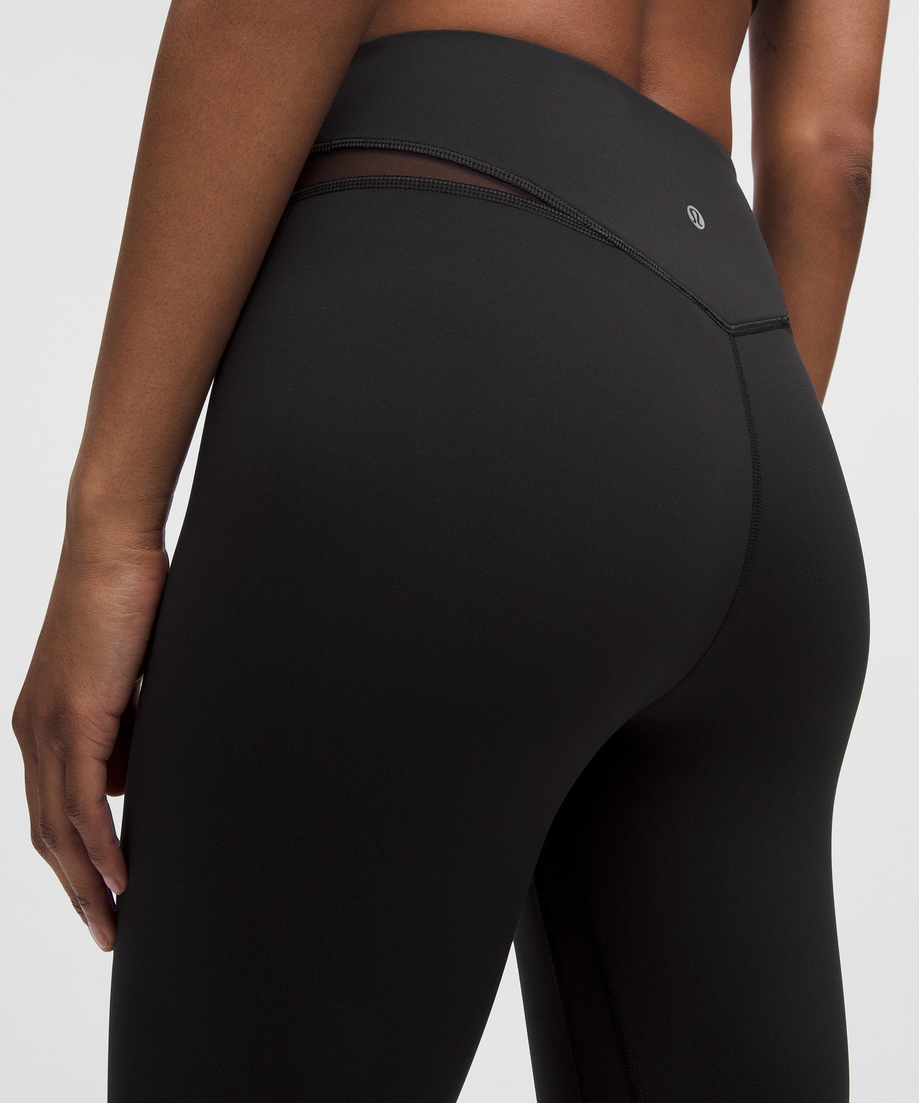 Lululemon Mesh-panelled Nulu High-rise Yoga Crops 23"