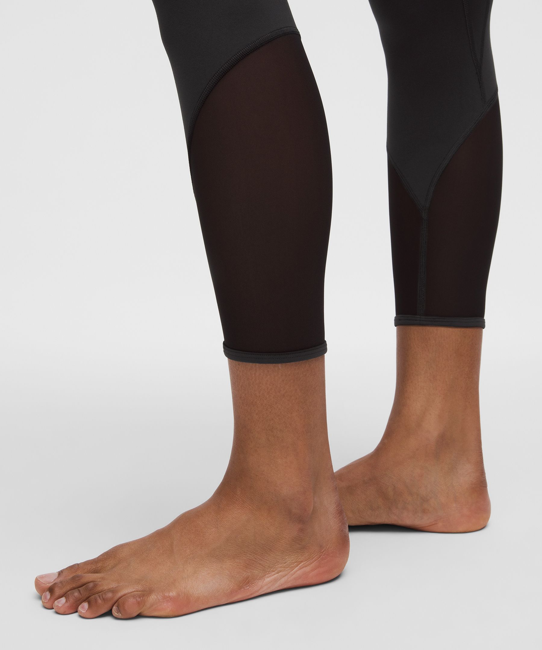 Lululemon Mesh-panelled Nulu High-rise Yoga Crops 23"
