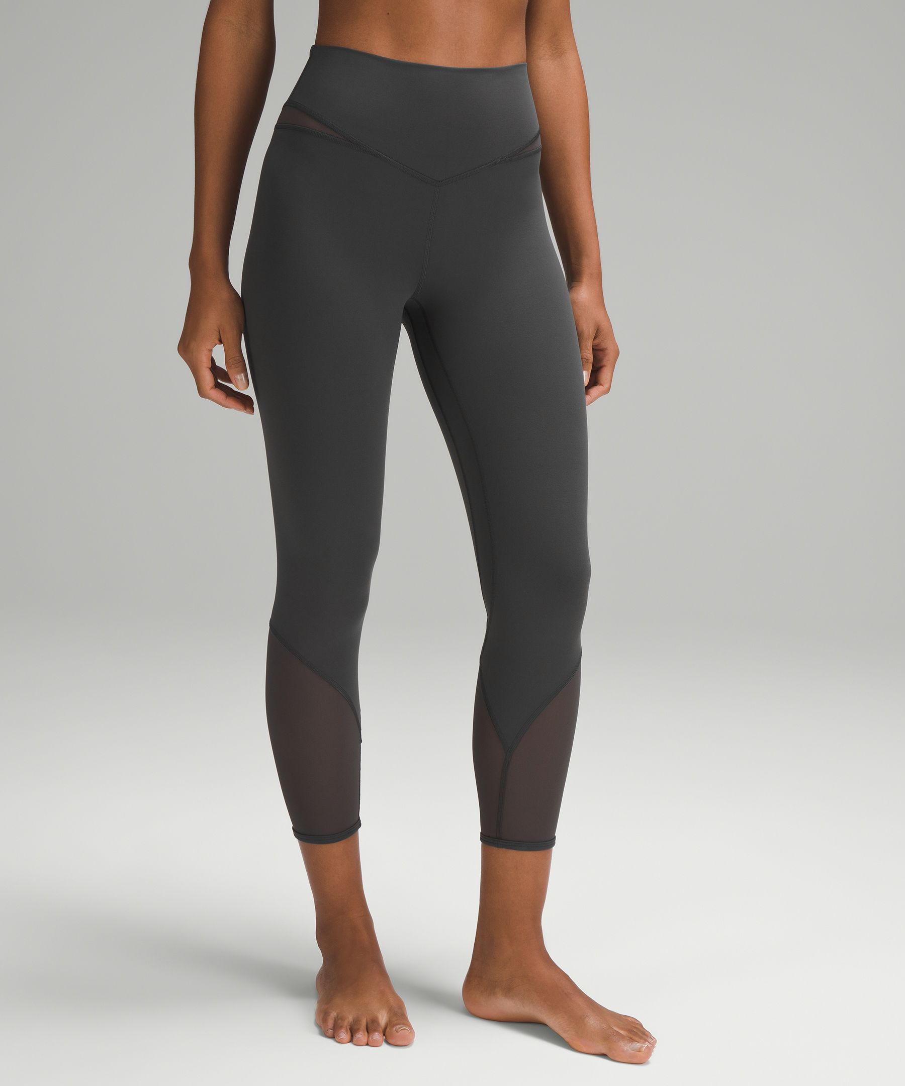 Form & Grace Leggings With Mesh Panel Detail - British D'sire