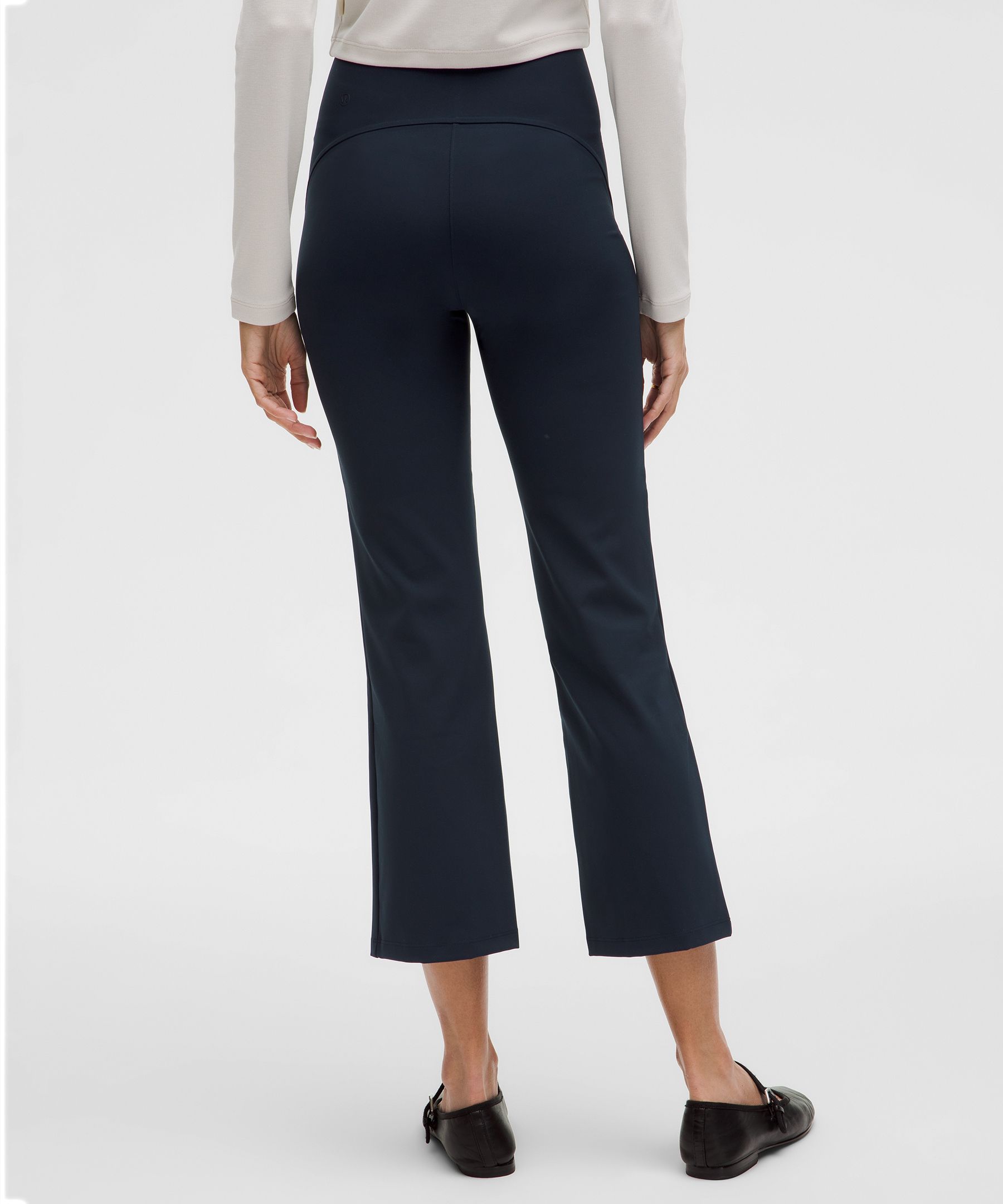 Lululemon Smooth Fit Pull-on High-rise Cropped Pant In Blue