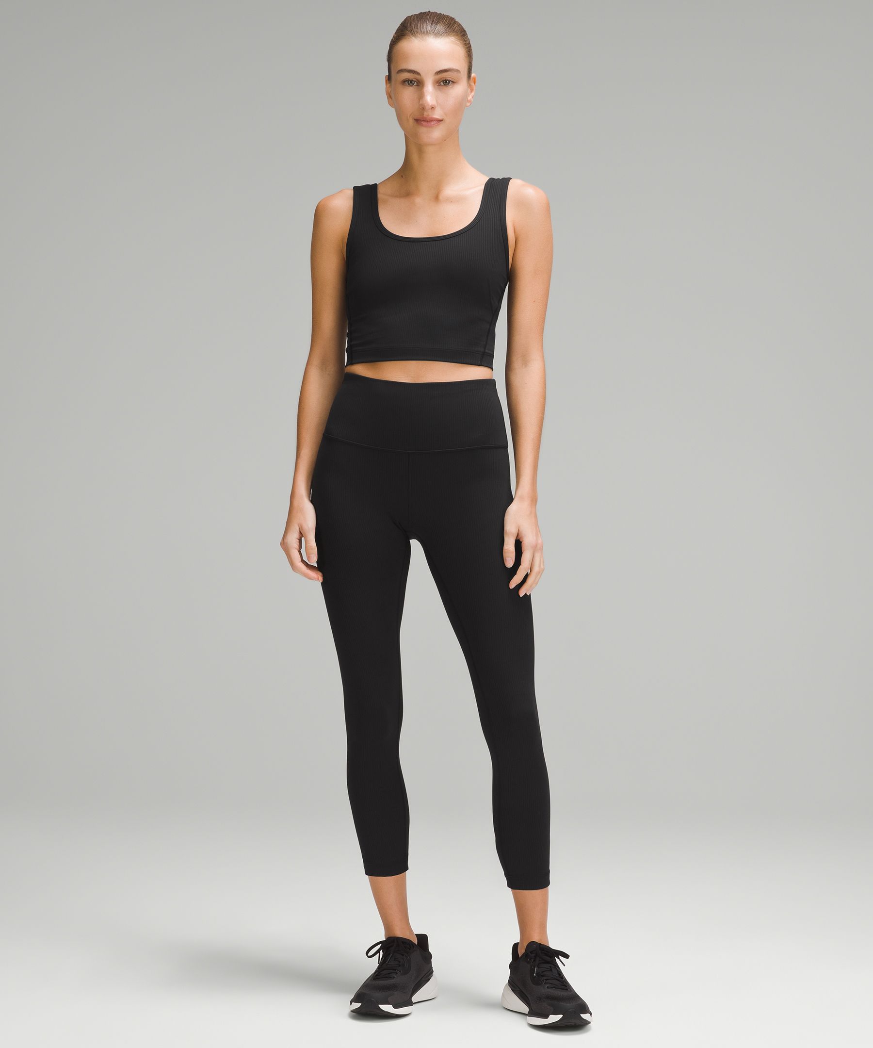 Lululemon athletica Wunder Train High-Rise Ribbed Crop 23, Women's Capris