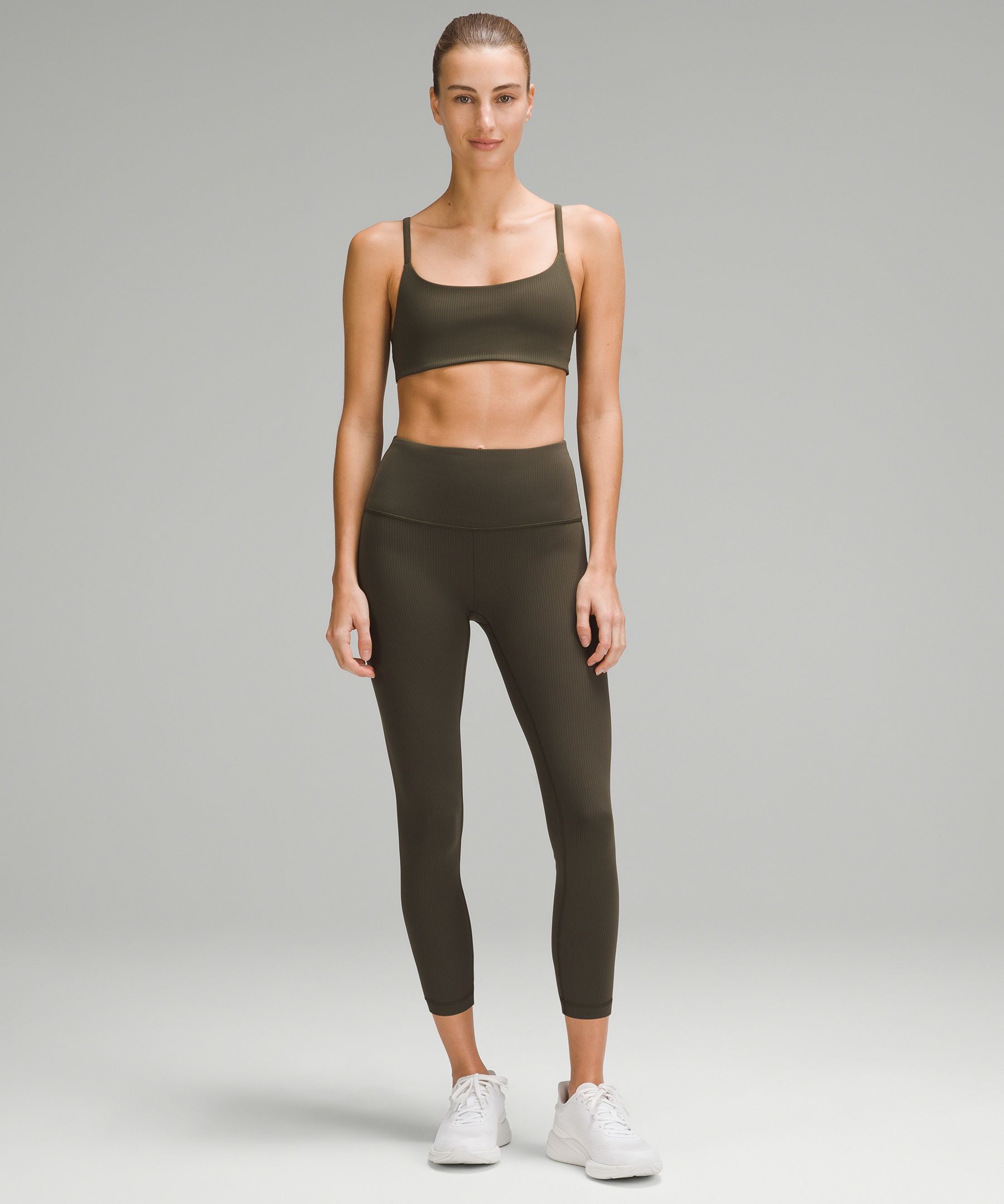 Wunder Train High-Rise Ribbed Crop 23"