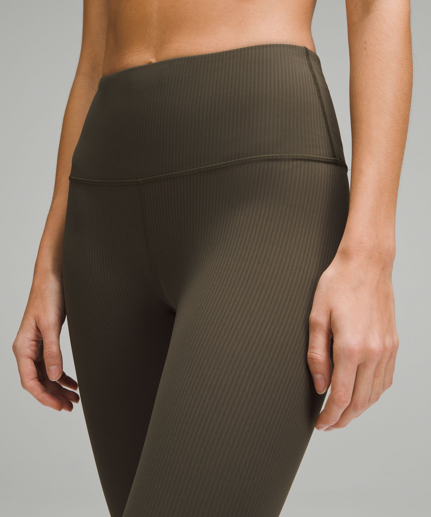 Wunder Train High-Rise Ribbed Crop 23"