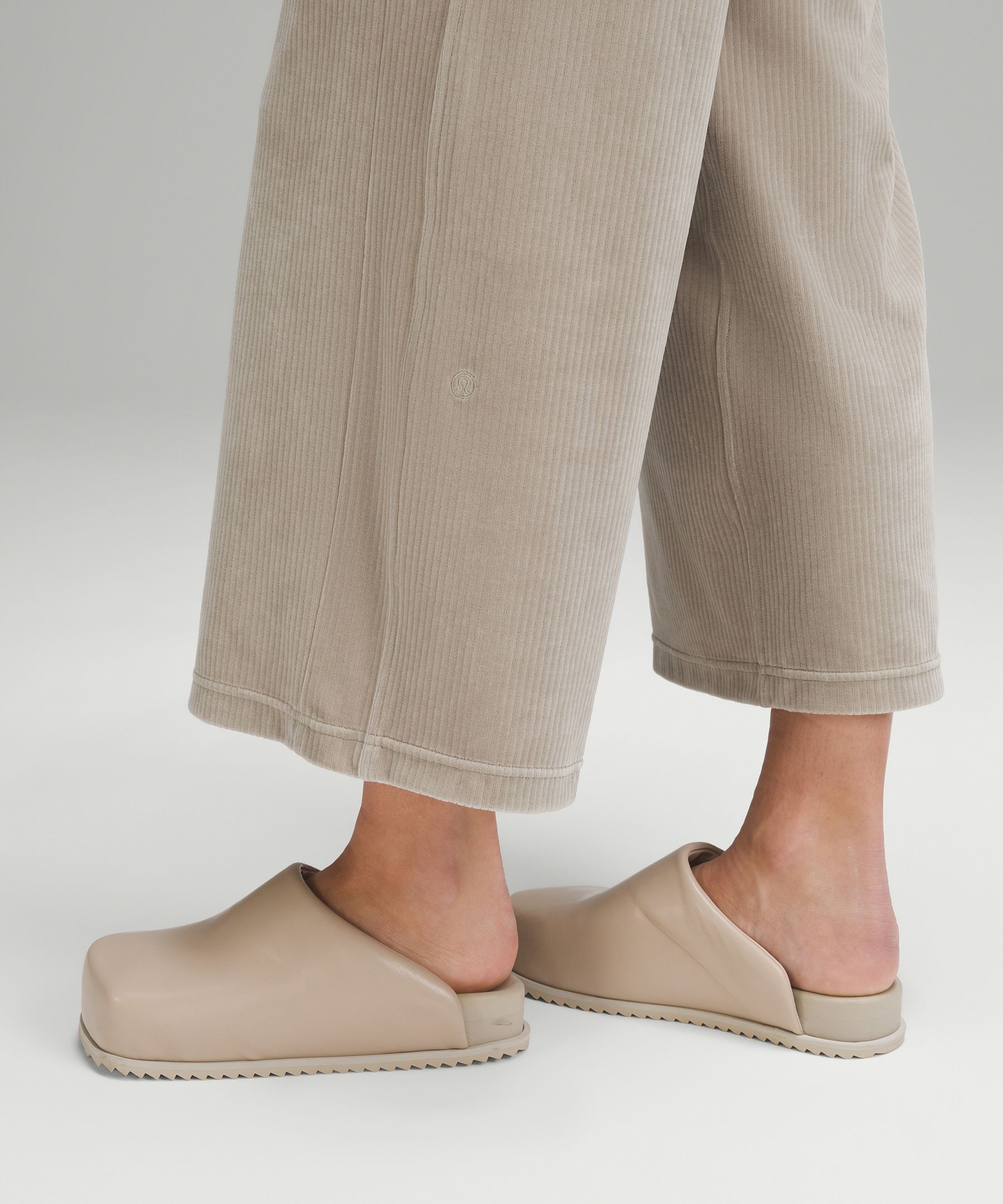 Lululemon Scuba Mid-rise Wide-leg Crop Velvet Cord