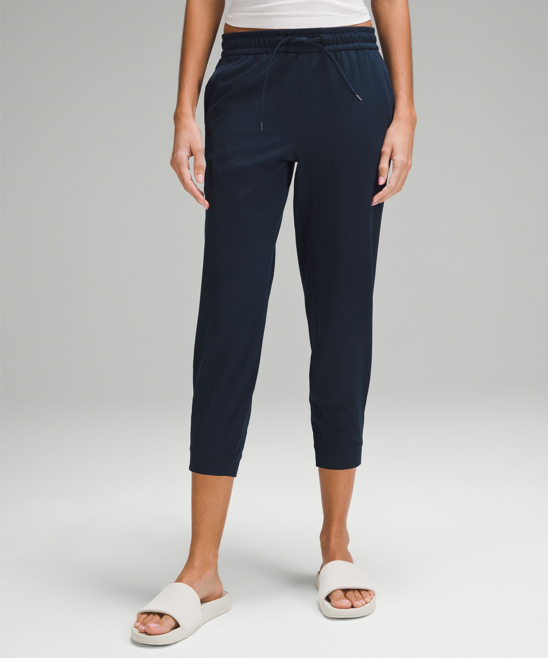 Lululemon athletica Soft Jersey Classic-Fit Mid-Rise Cropped Jogger, Women's Capris