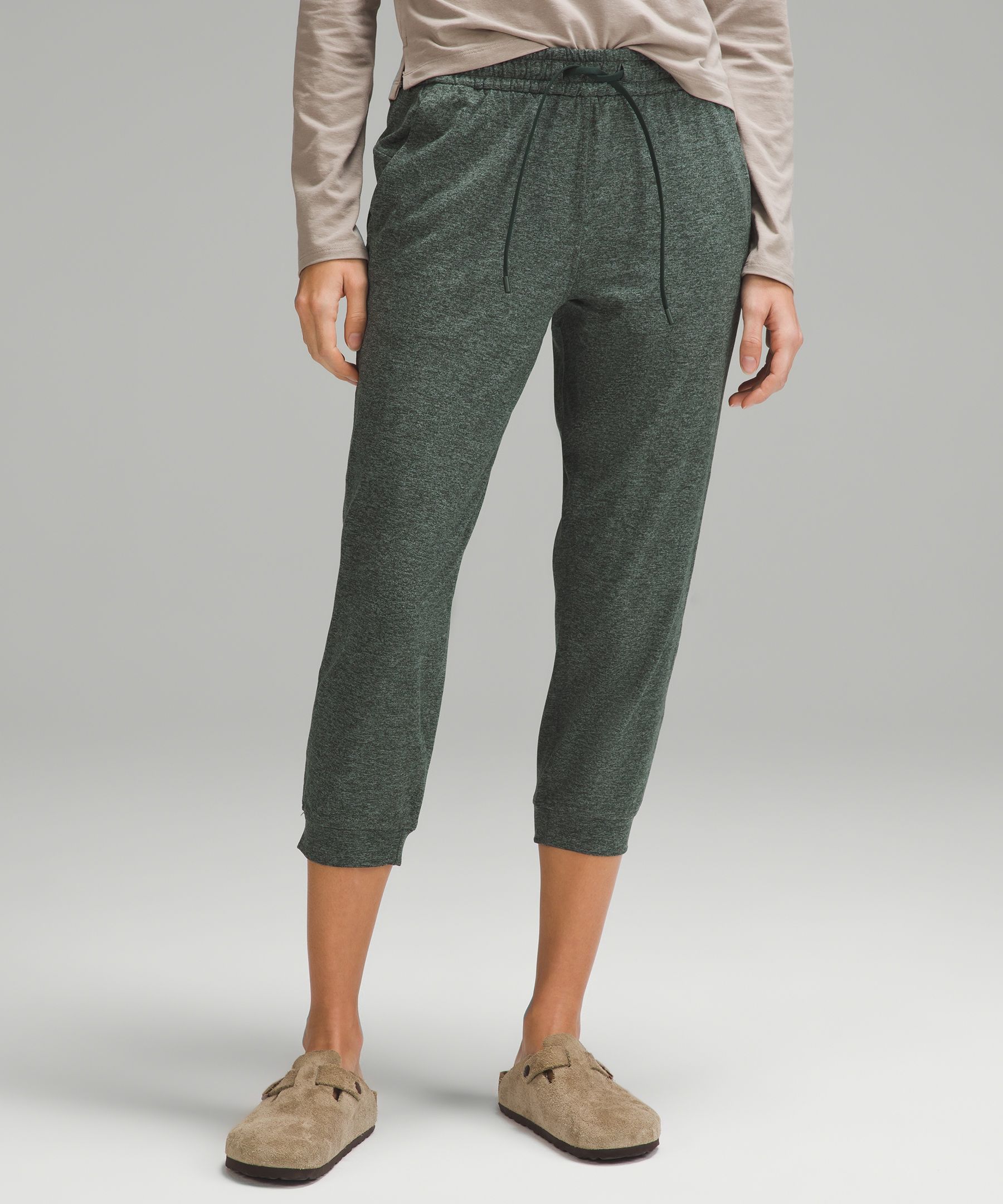 Soft Jersey Classic-Fit Mid-Rise Cropped Jogger