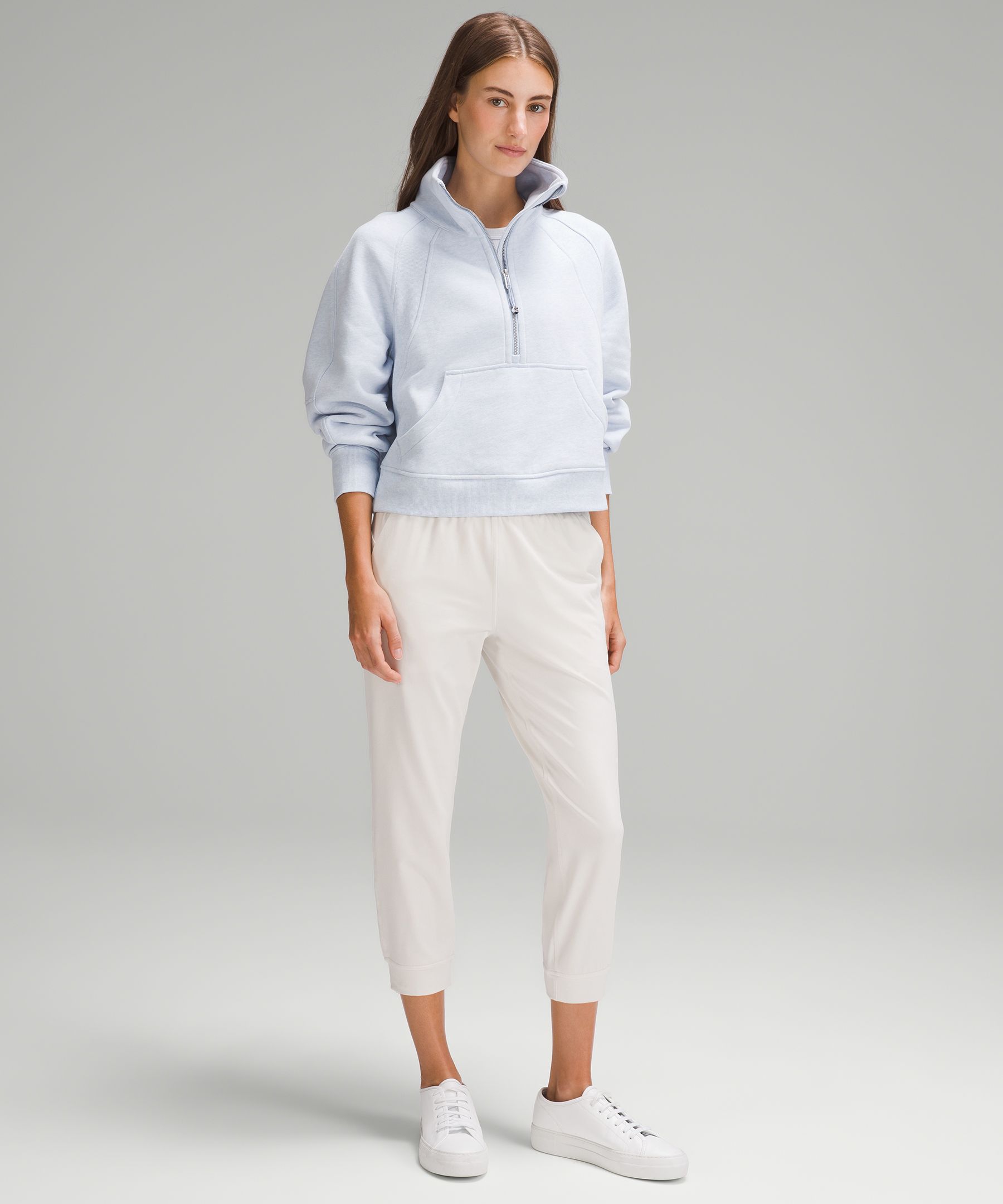 Soft Jersey Classic-Fit Mid-Rise Cropped Jogger