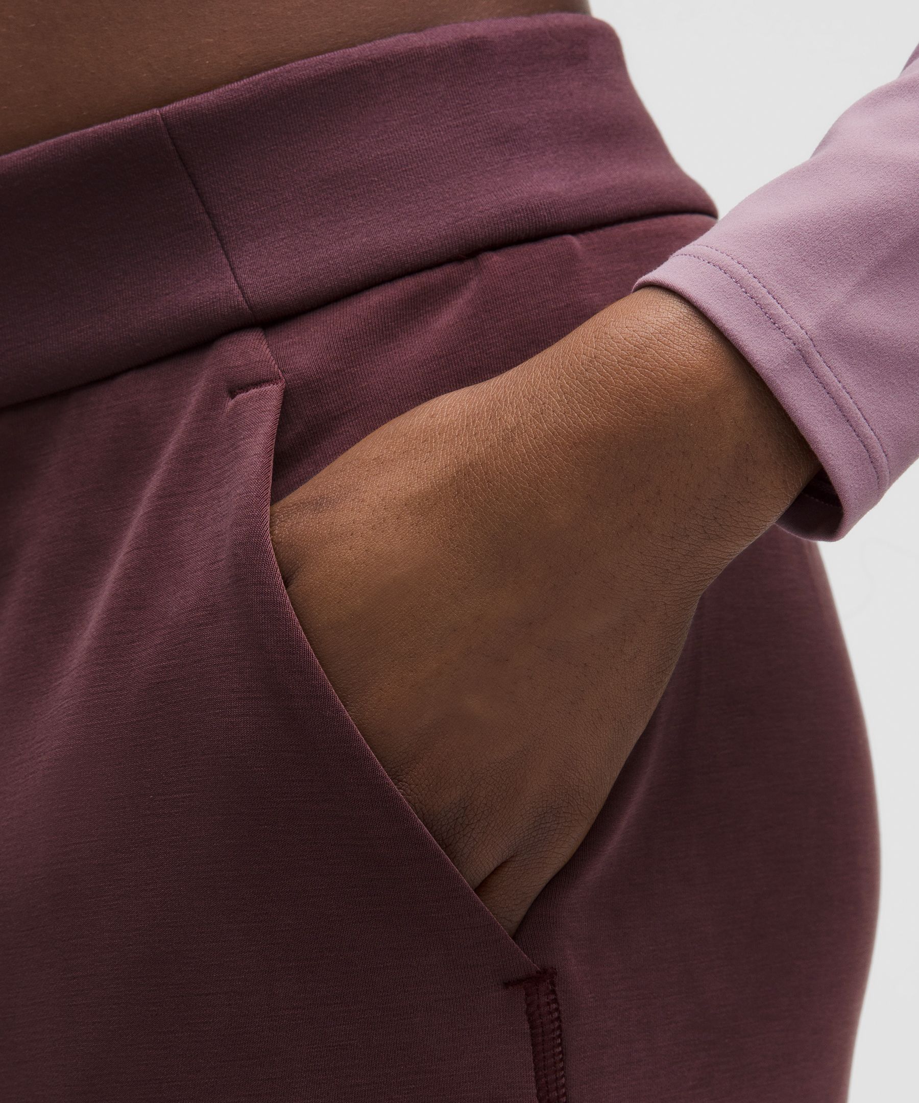 Lululemon Softstreme High-rise Wide-leg Cropped Pants