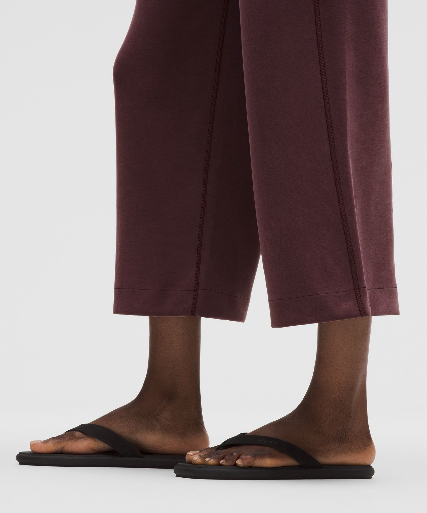 Lululemon Softstreme High-rise Wide-leg Cropped Pants