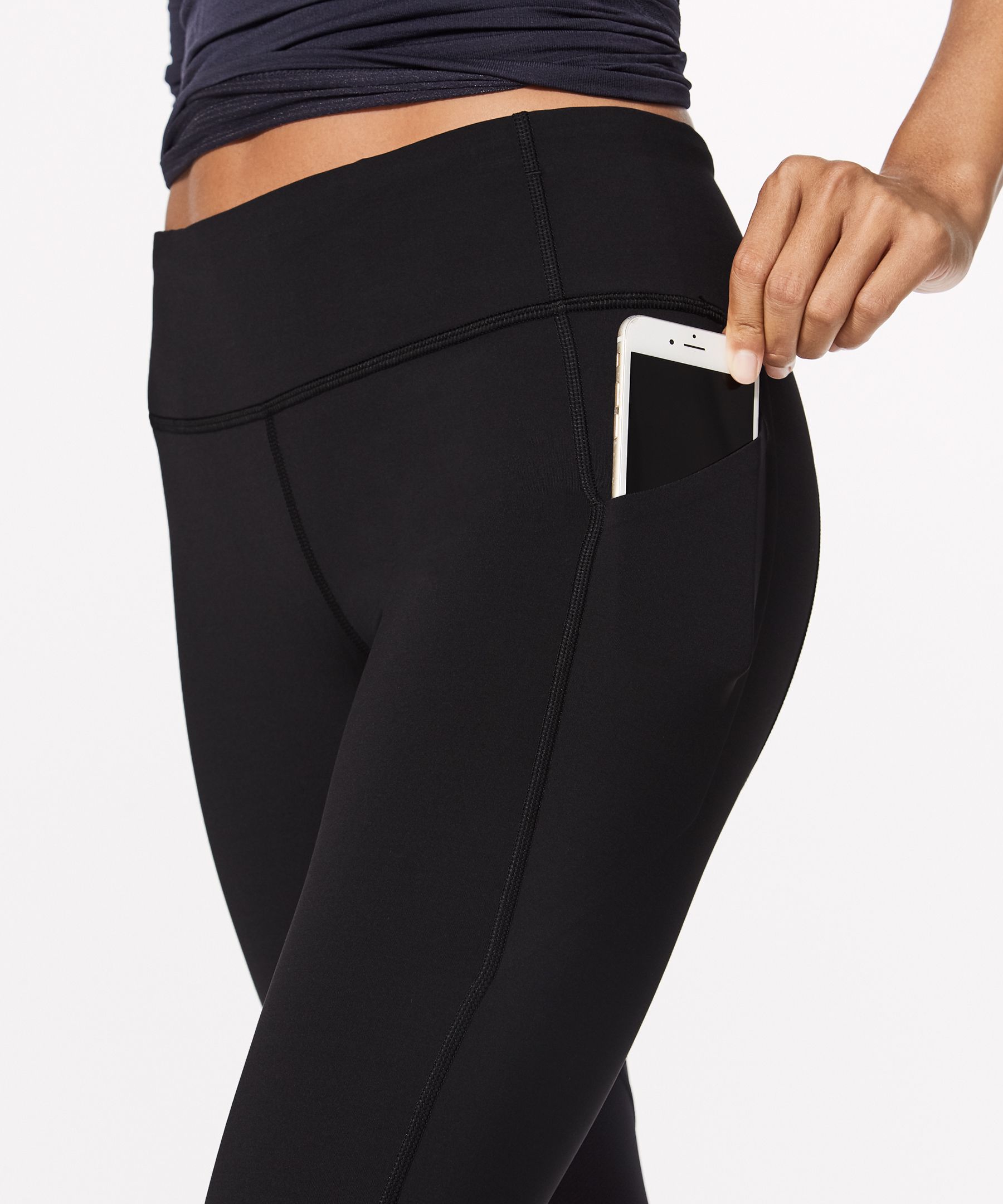 Lululemon Pace Rival Crop (22) - Formation Alpine White Black / Black -  lulu fanatics