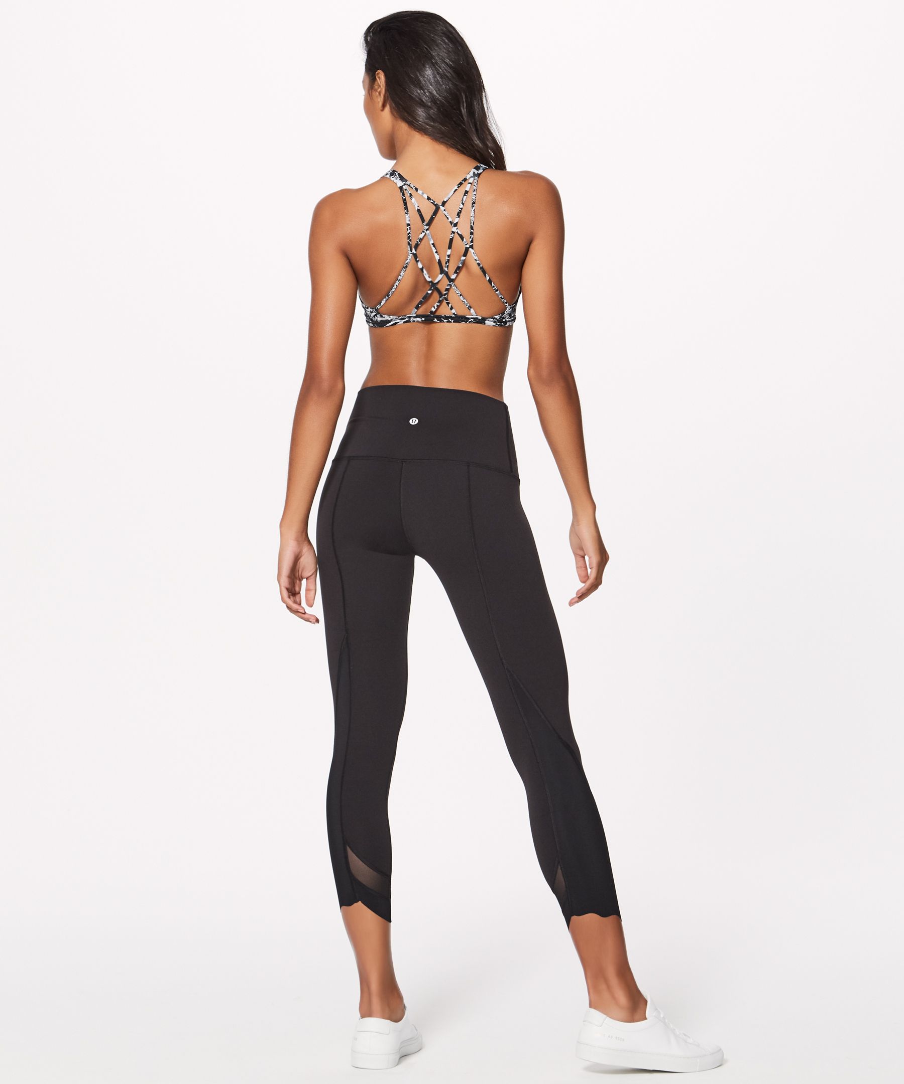 Lululemon Wunder Under Scallop Leggings With