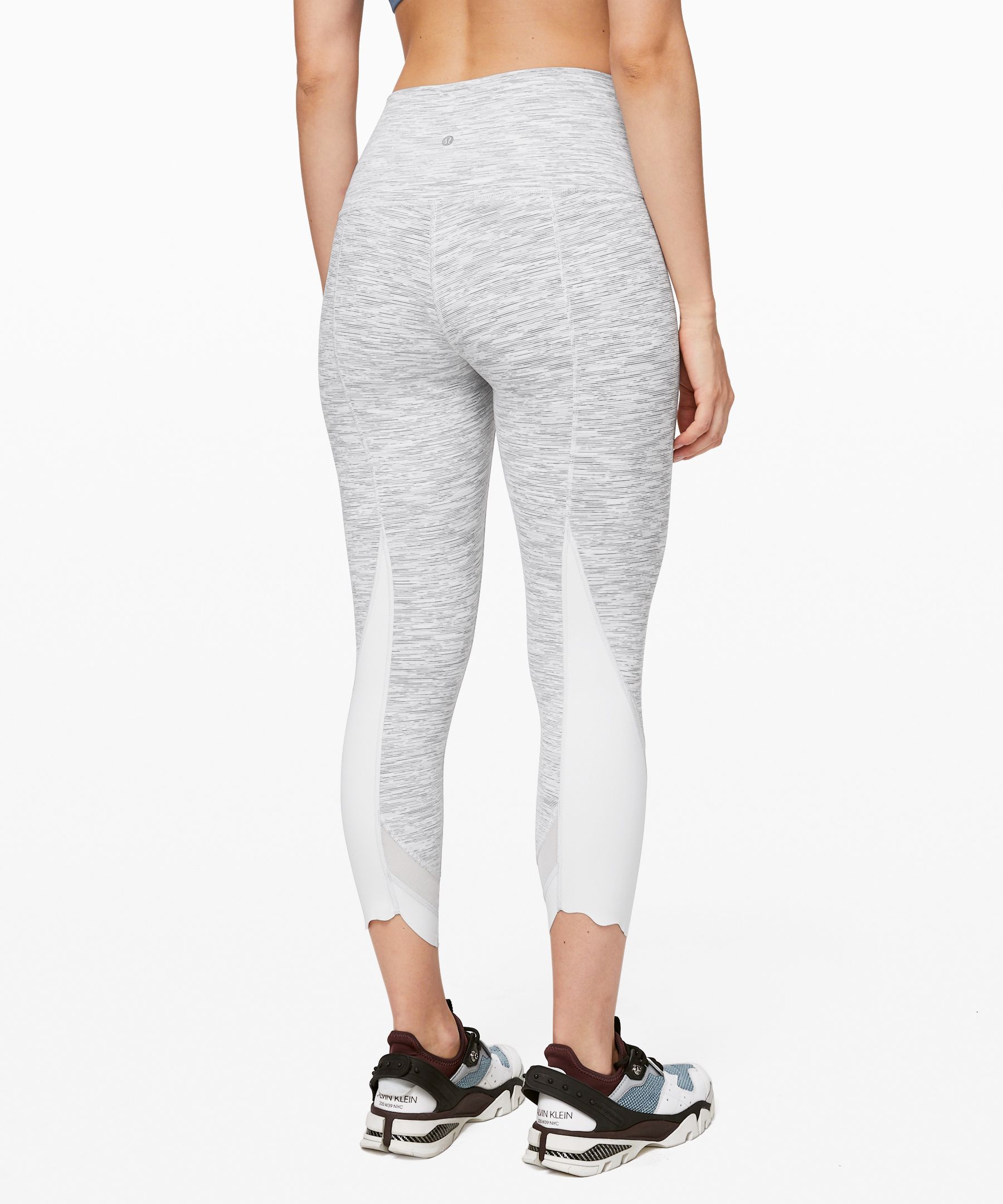 Buy Lululemon Wunder Under Scalloped Hem High-rise Crop 23 Luxtreme - Wee  Are From Space Nimbus Battleship At 21% Off