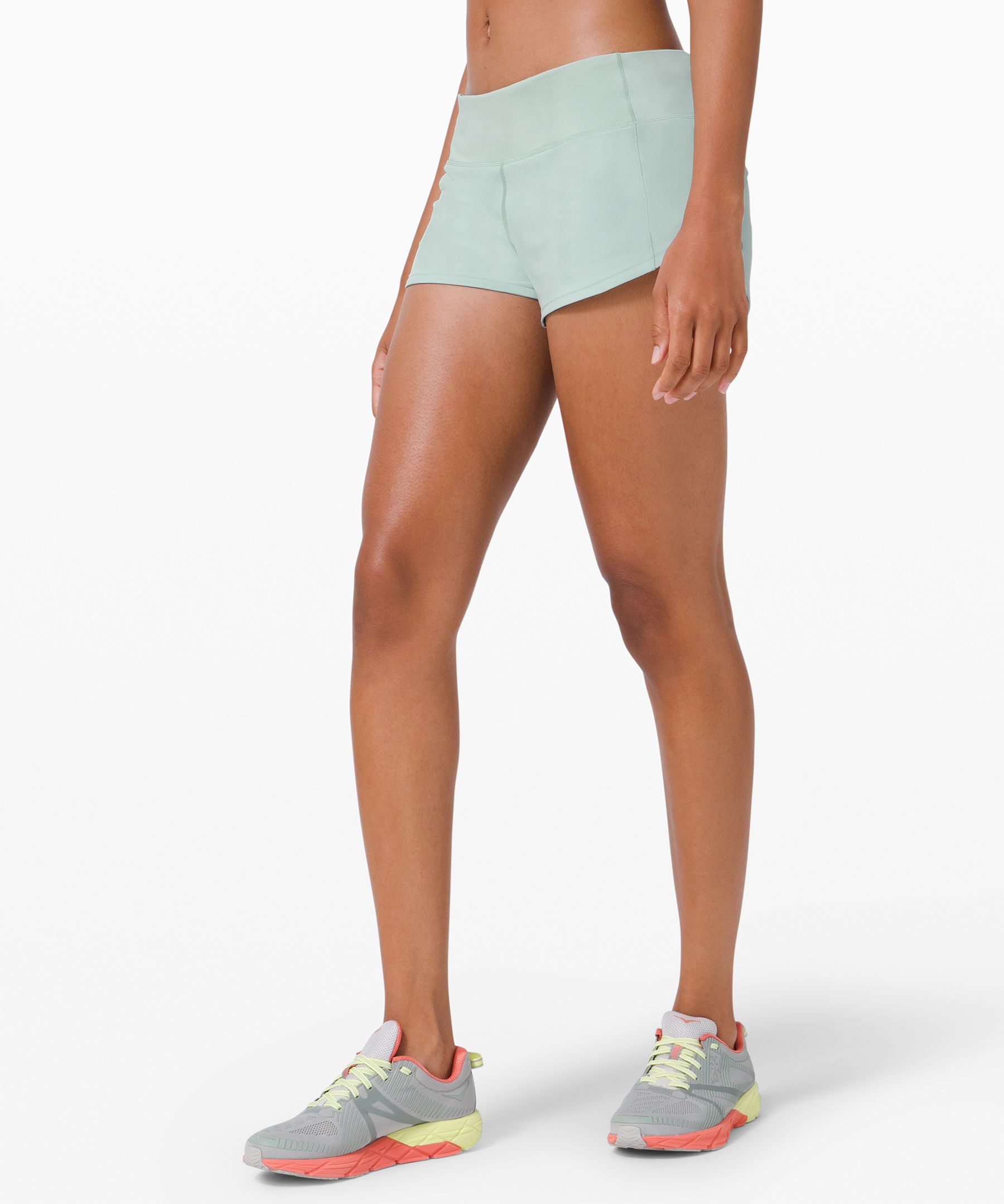 Lululemon Speed Up Short *2.5" In Green