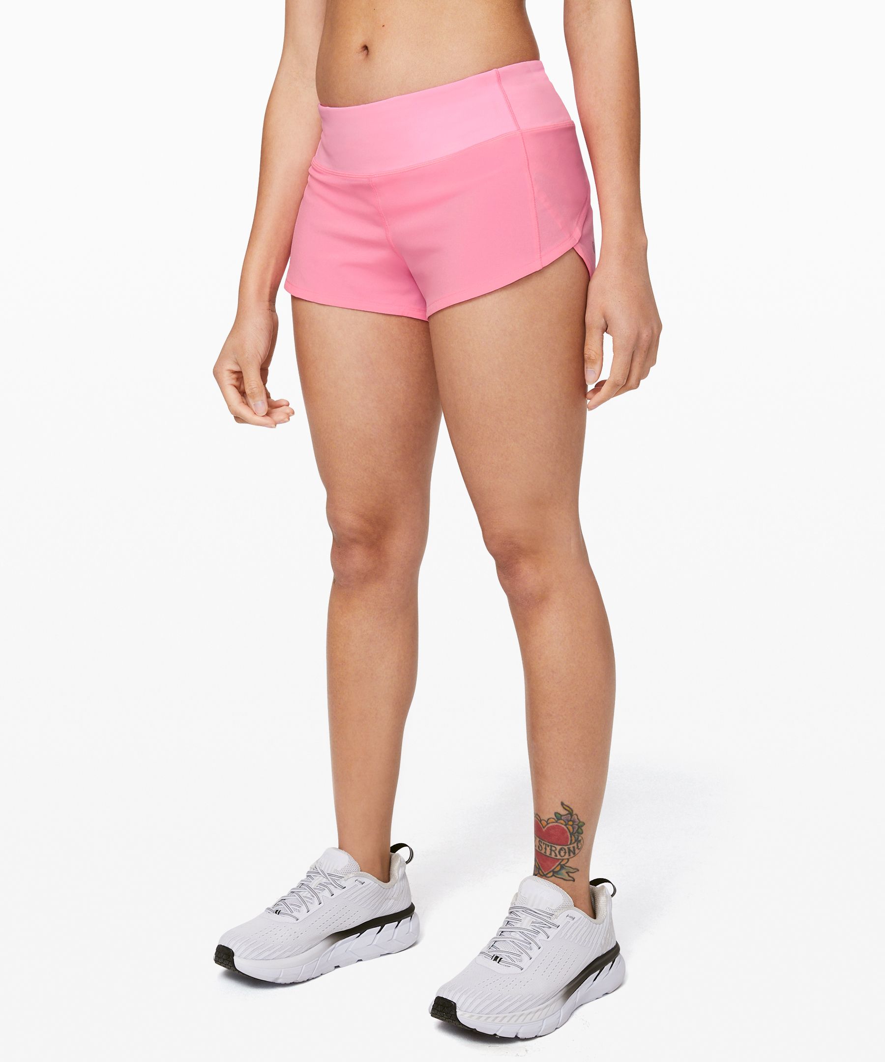 Pink Lululemon Shorts 2.5g  International Society of Precision