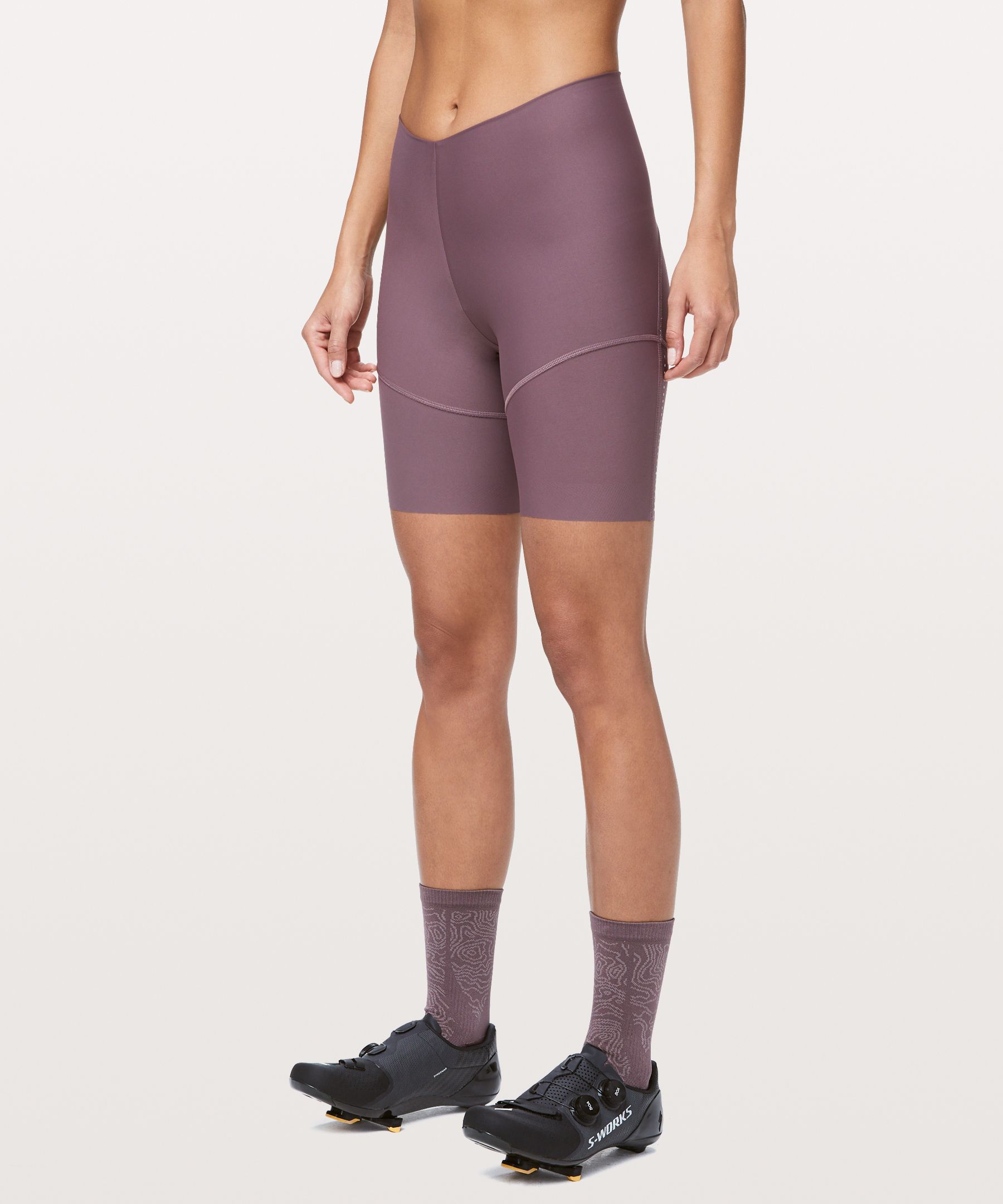 Lululemon City To Summit Light Cycling Short In Antique Bark