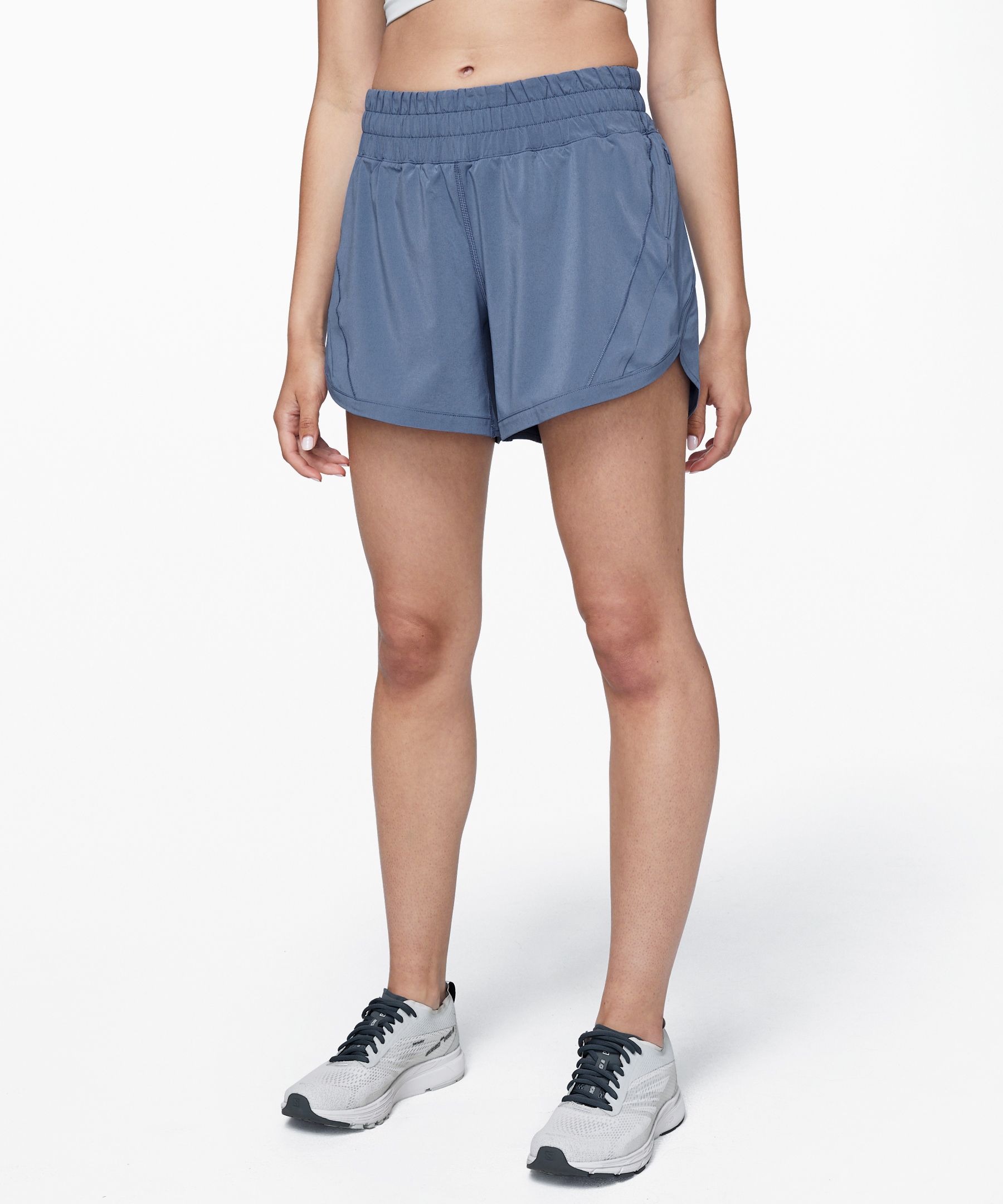 Lululemon Track That Mid-Rise Short 5 - Black - lulu fanatics