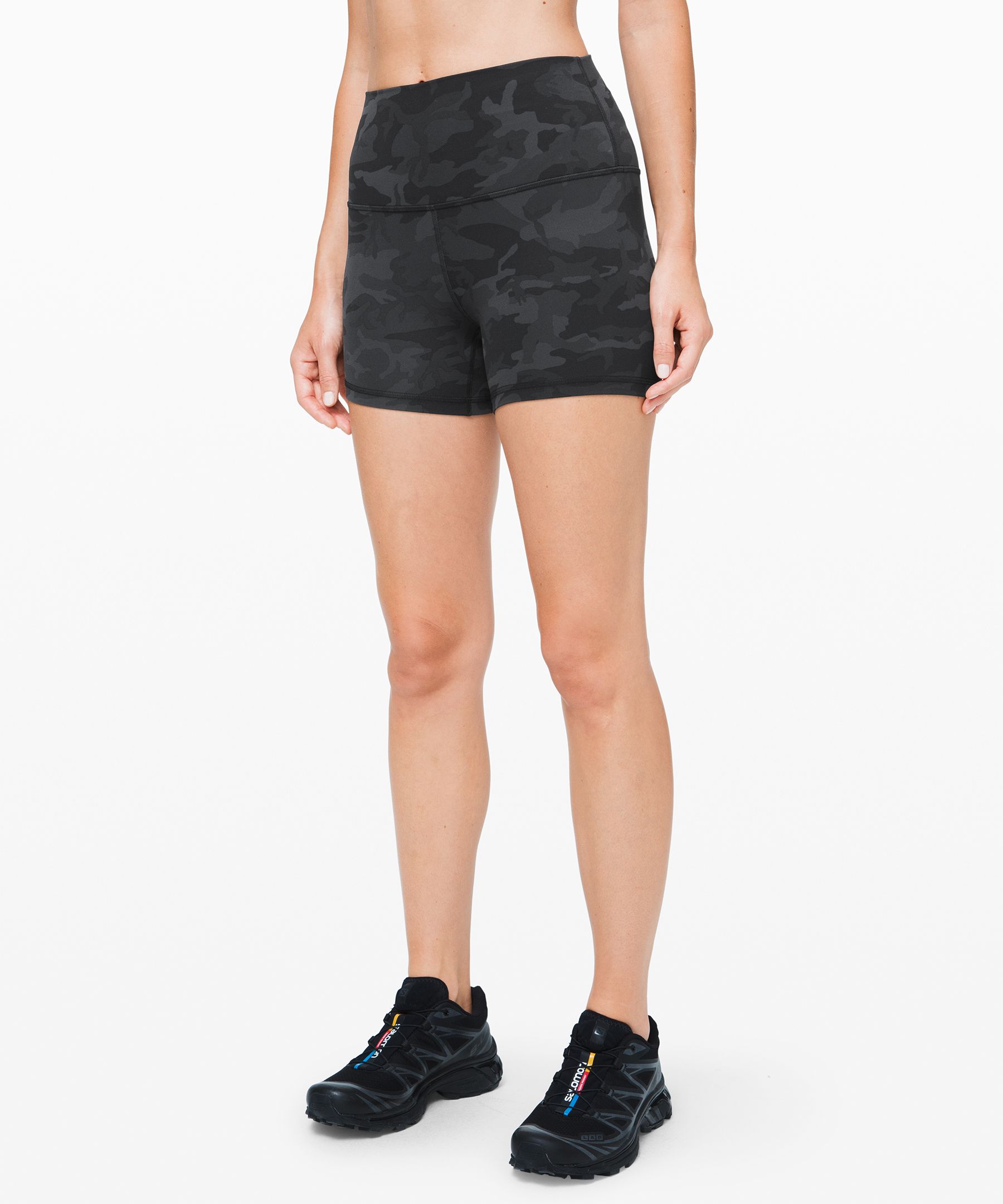 Lululemon Align Short 4" *online Only In Incognito Camo Multi Grey