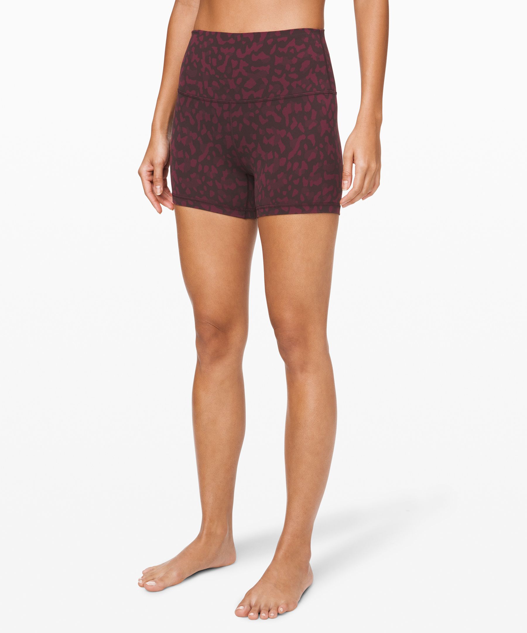 Lululemon Align Short *4" In Formation Camo Dark Adobe Multi