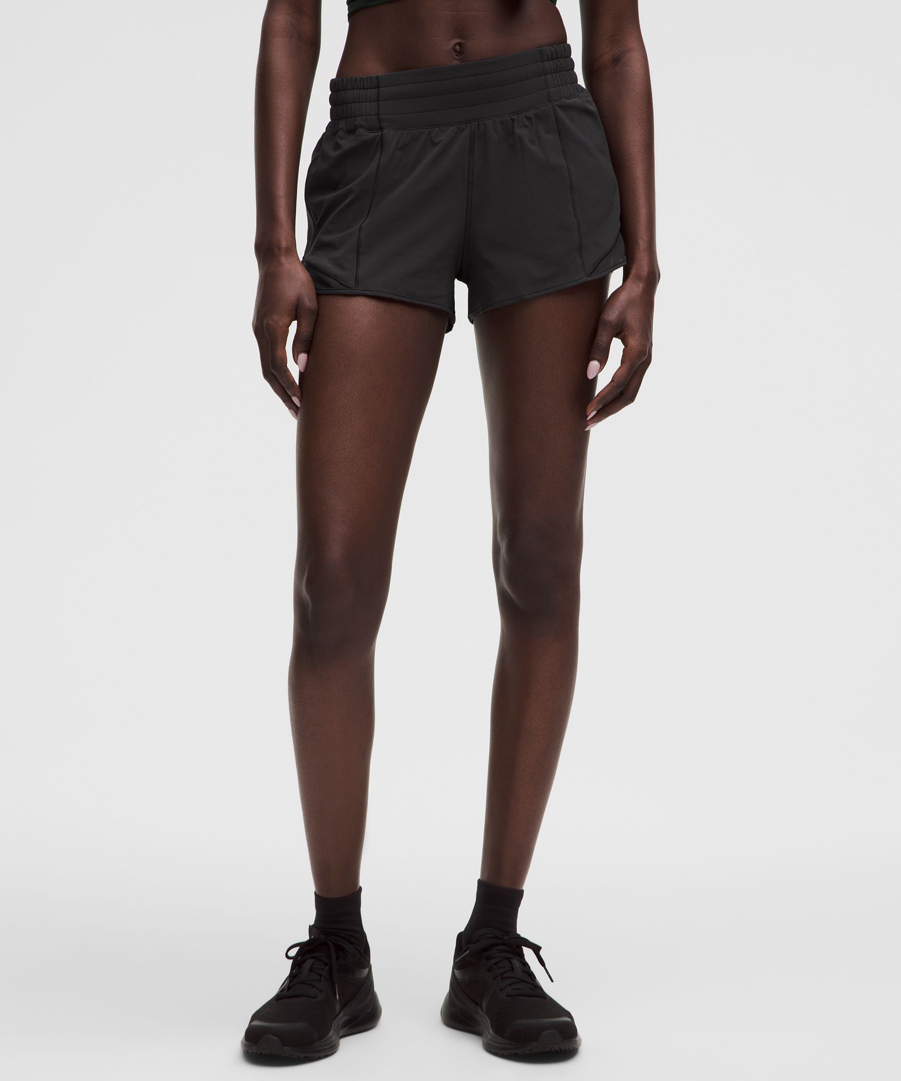 lululemon black hotty hot shorts