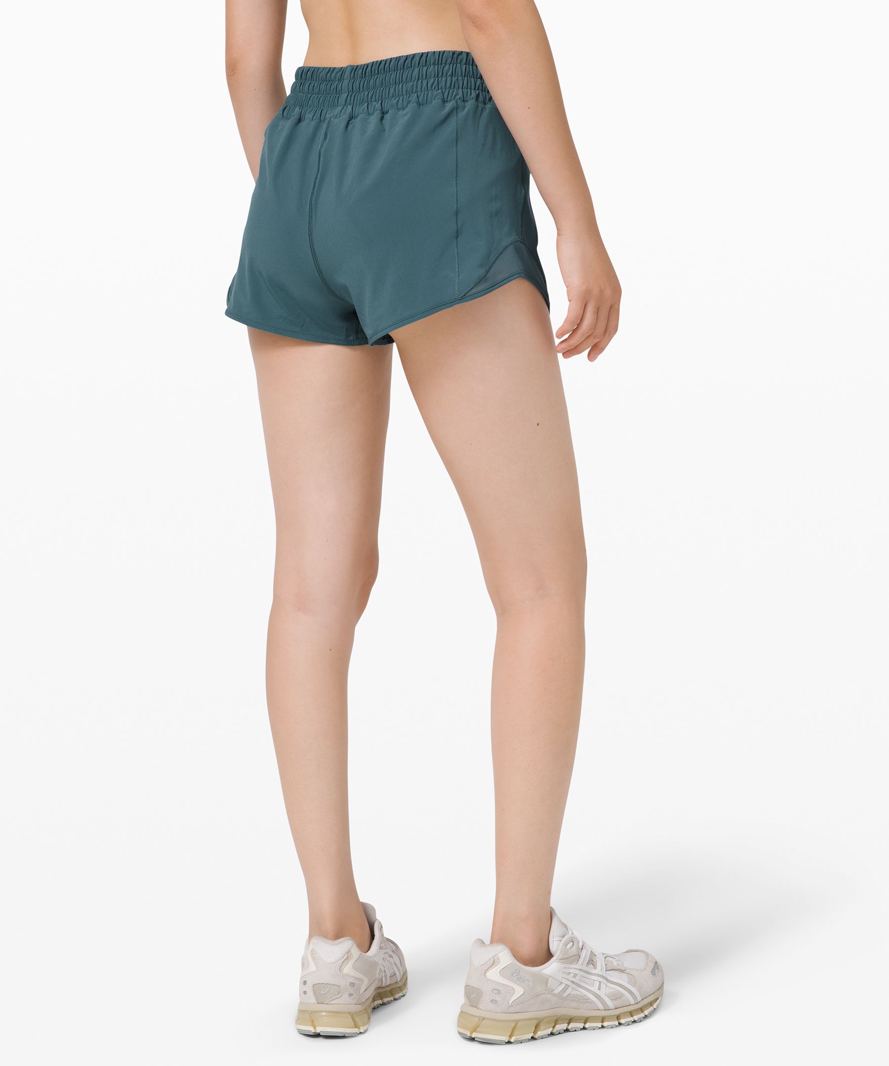 lululemon athletica Hotty Hot Low-rise Lined Shorts - 2.5 - Color Blue/pastel  - Size 12