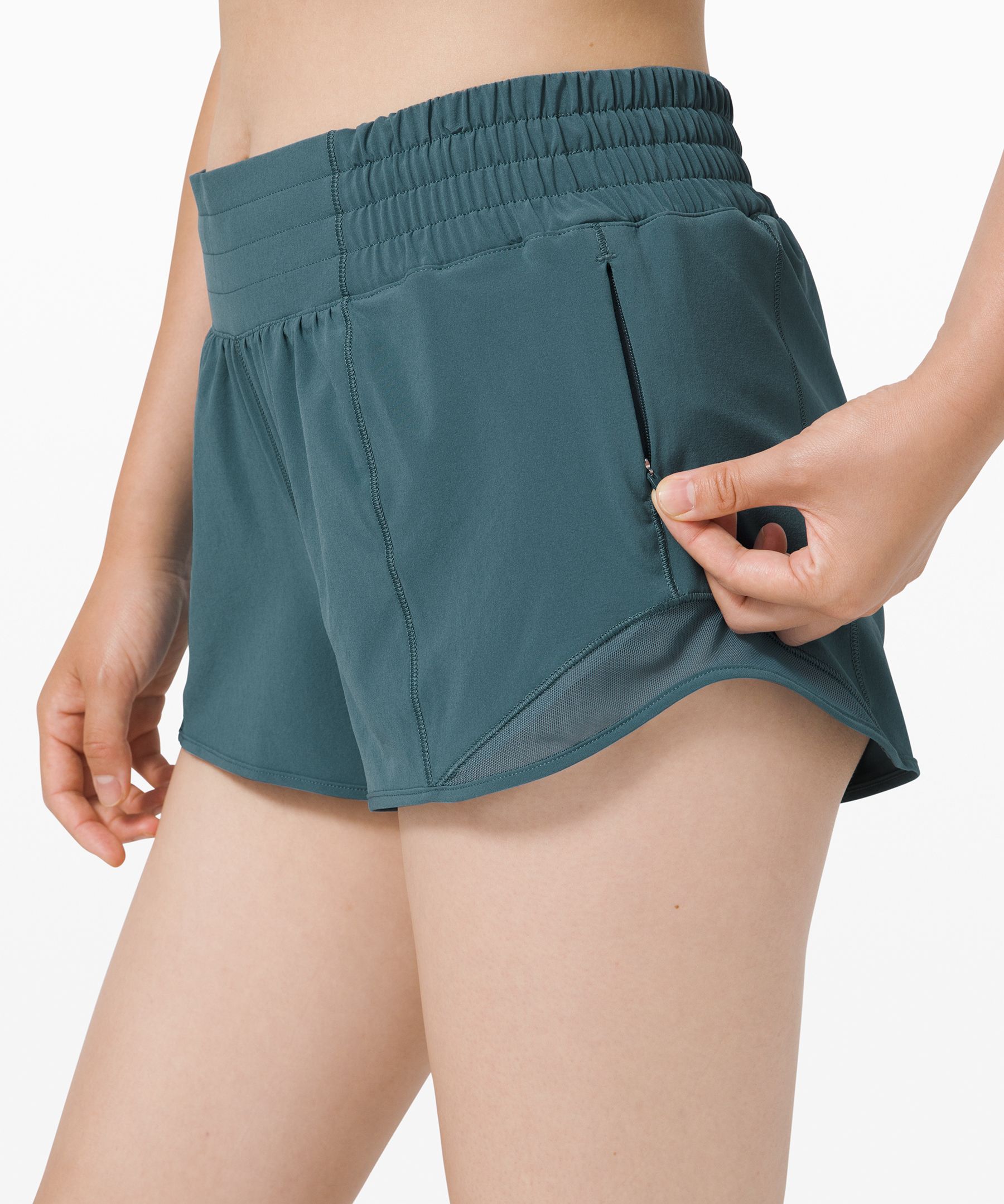 Hotty Hot Short High-Rise Long 4, Tidewater Teal