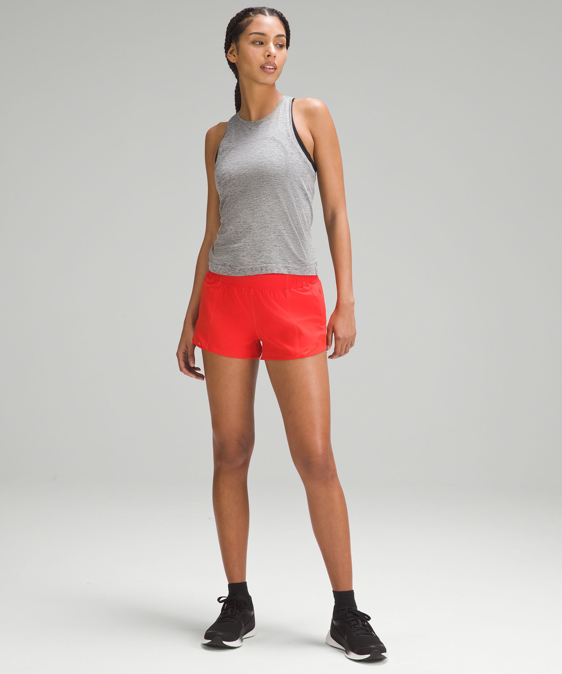 Lululemon Hotty Hot High-Rise Lined Short 2.5 - Strawberry Milkshake - lulu  fanatics