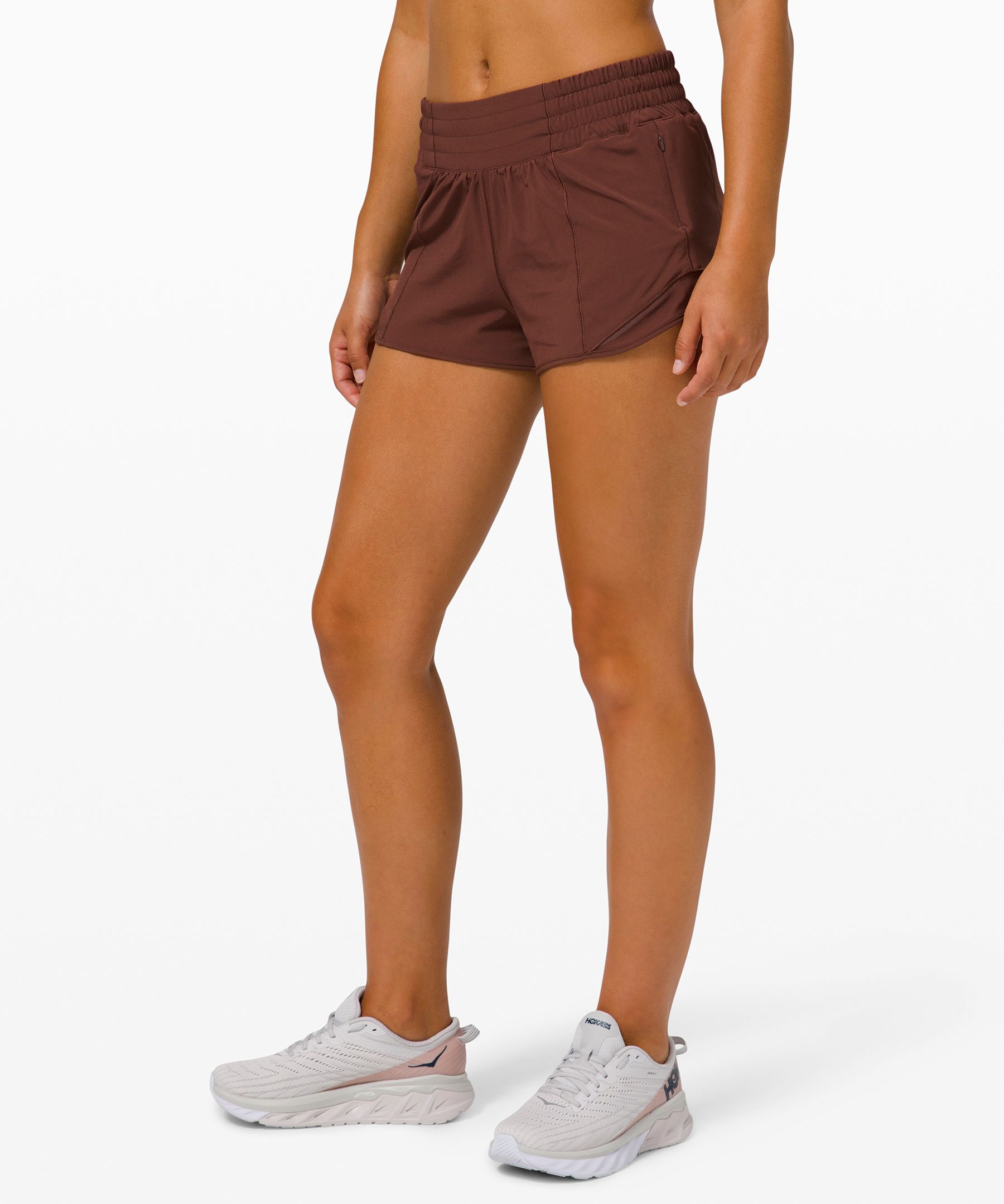 Lululemon Hotty Hot Short *high-rise Online Only 2.5" In Brown