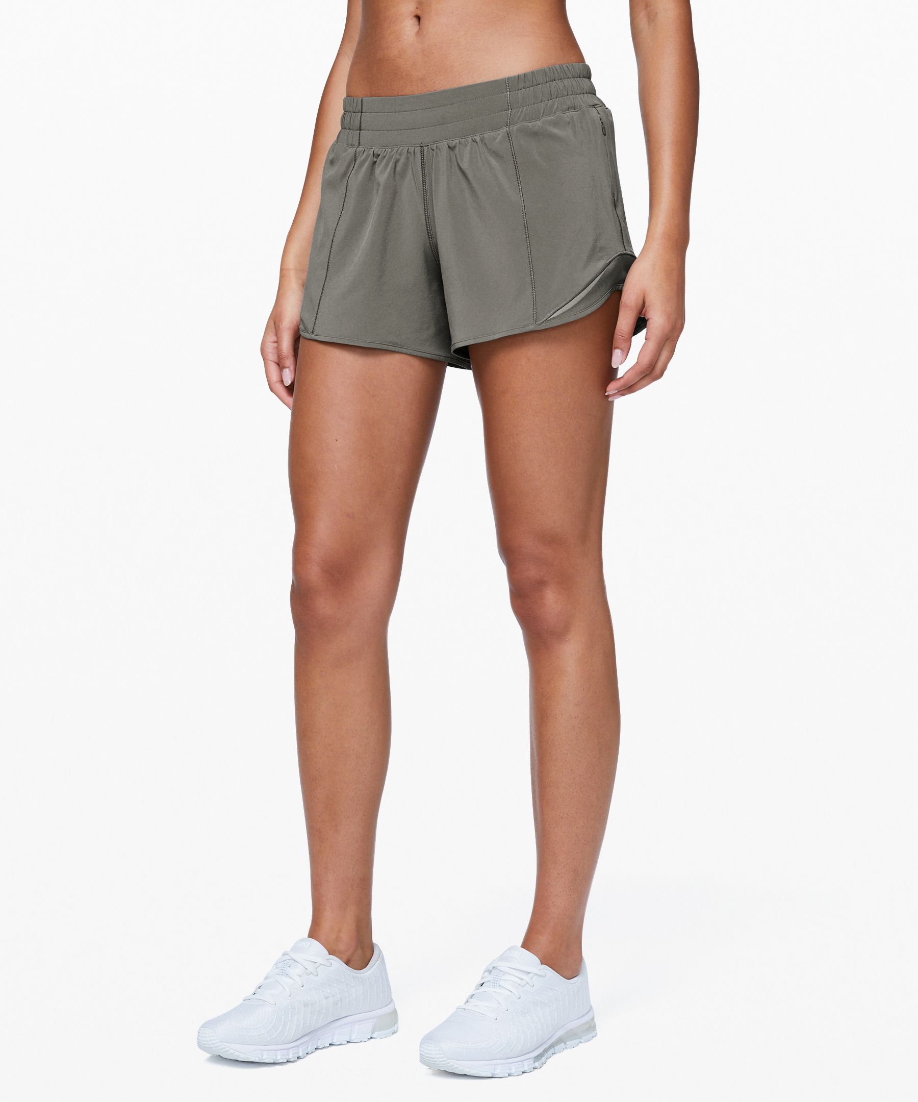 Lululemon Hotty Hot Short II *Long 4 - Incognito Camo Multi Grey / Black  (First Release) - lulu fanatics