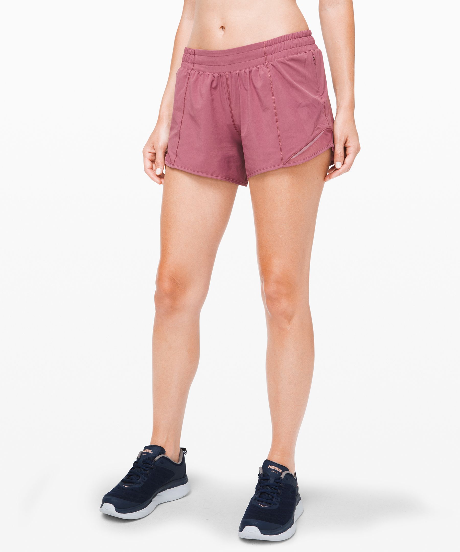 Lululemon Hotty Hot Short Ii (long) *4" In Plumful