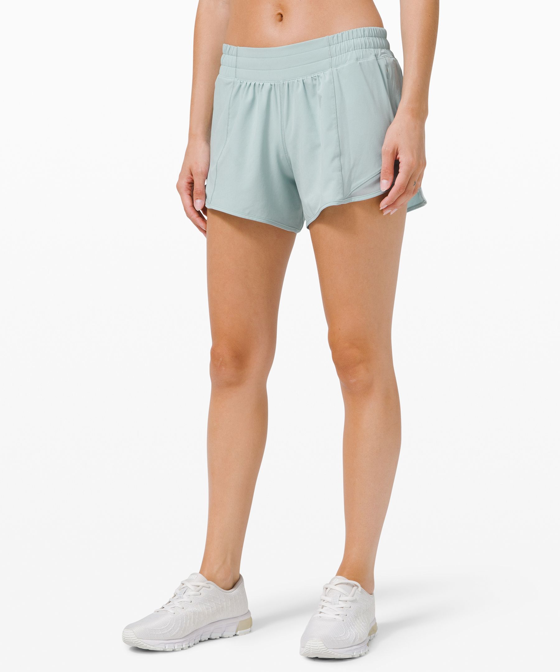 Lululemon Hotty Hot Short Ii *long 4" In Green