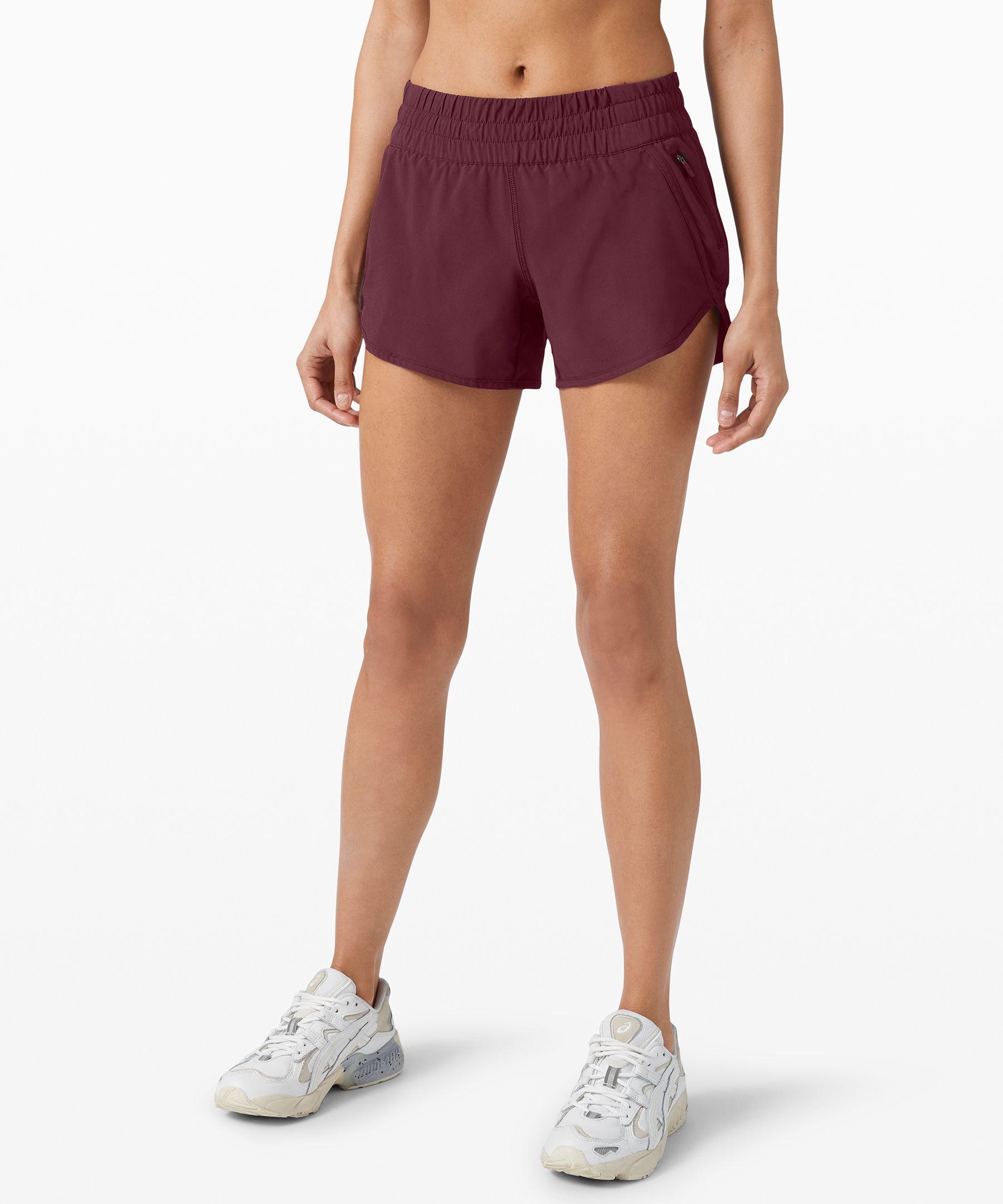 lilac lululemon shorts