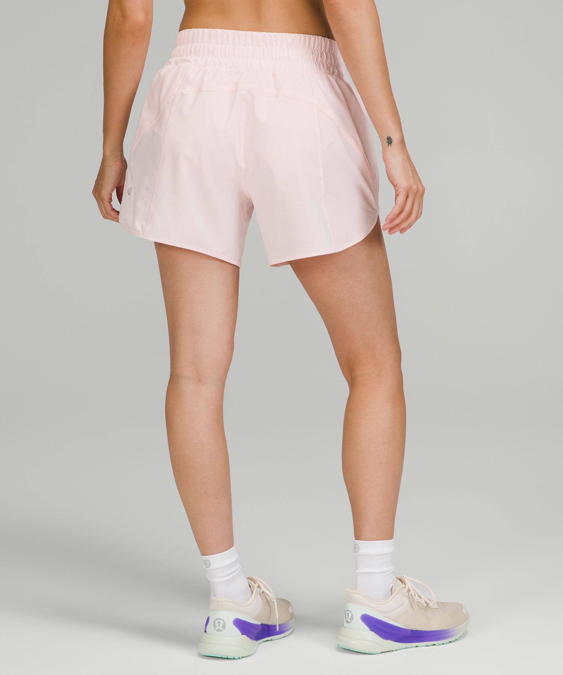 Track That Mid-rise Lined Shorts 5 In Strawberry Milkshake