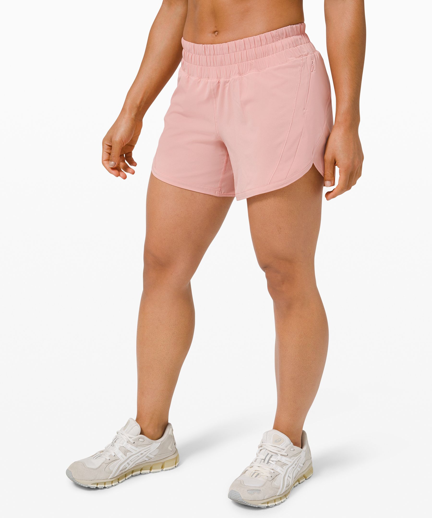 Lululemon Track That Mid-Rise Lined Short 5 - Blue Nile - lulu