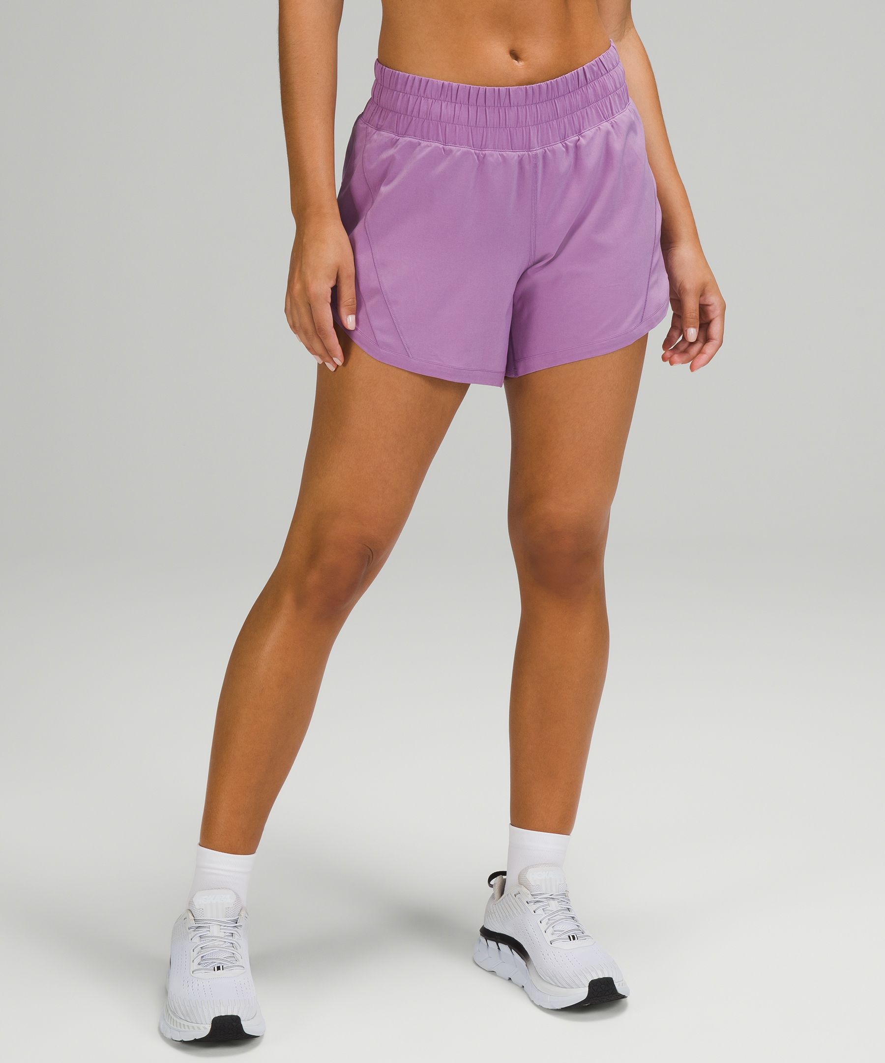 Lululemon Track That Mid-rise Lined Shorts 5 - Wisteria Purple