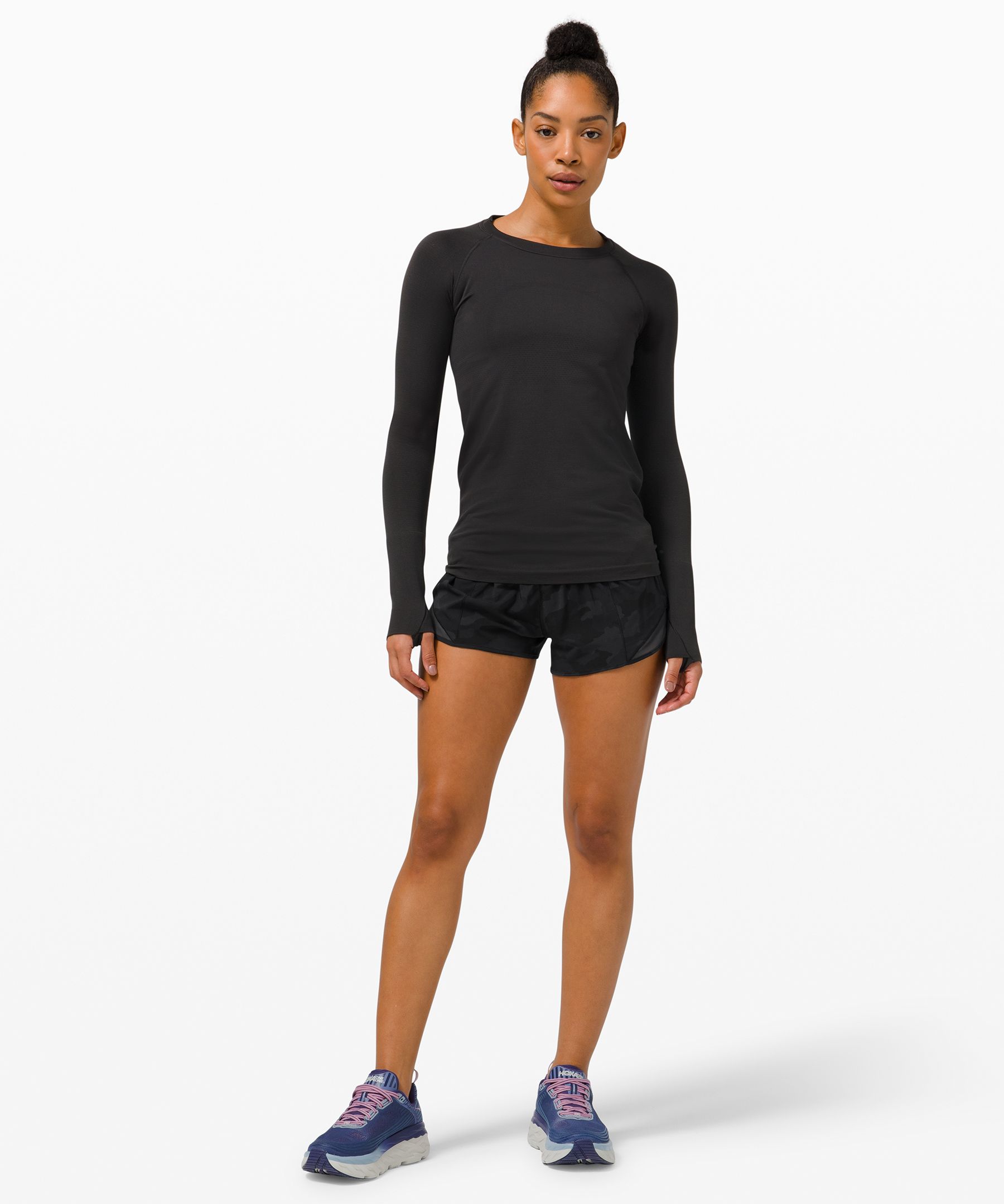 lulu lemon black shorts