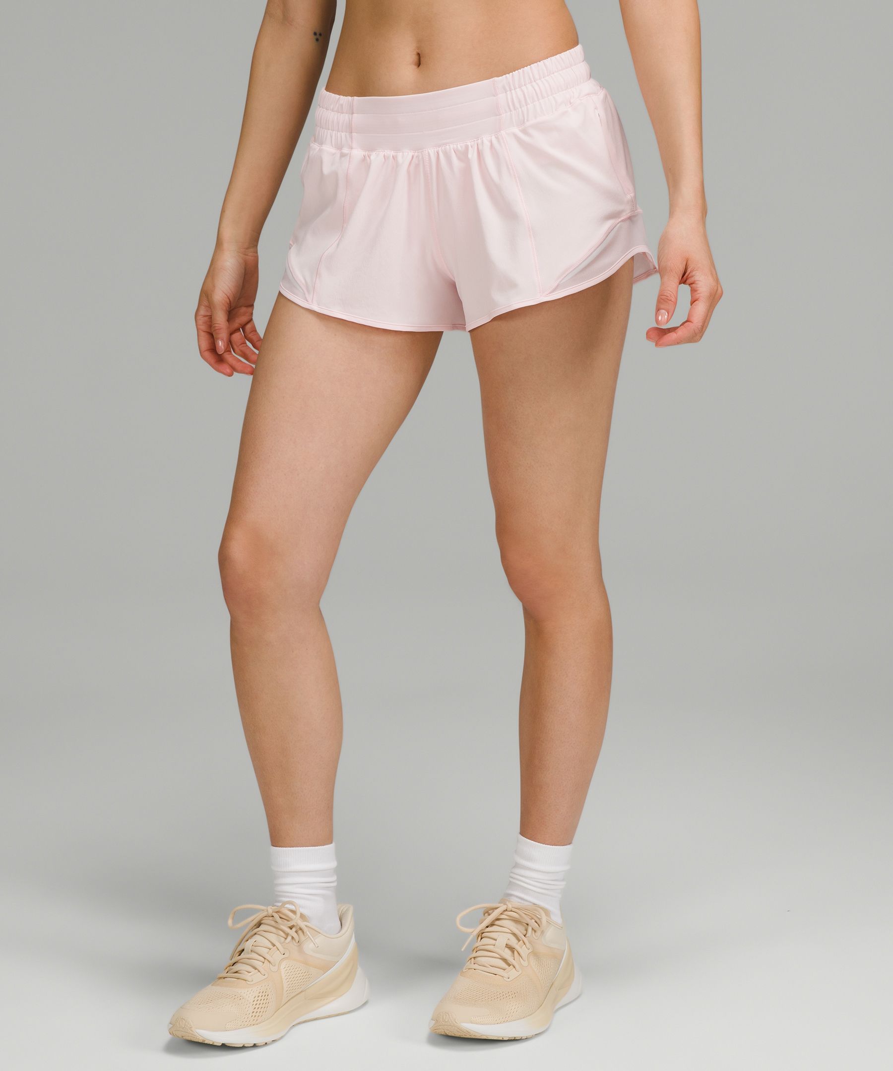 Lululemon Hotty Hot Low-rise Lined Shorts 2.5" In Strawberry Milkshake