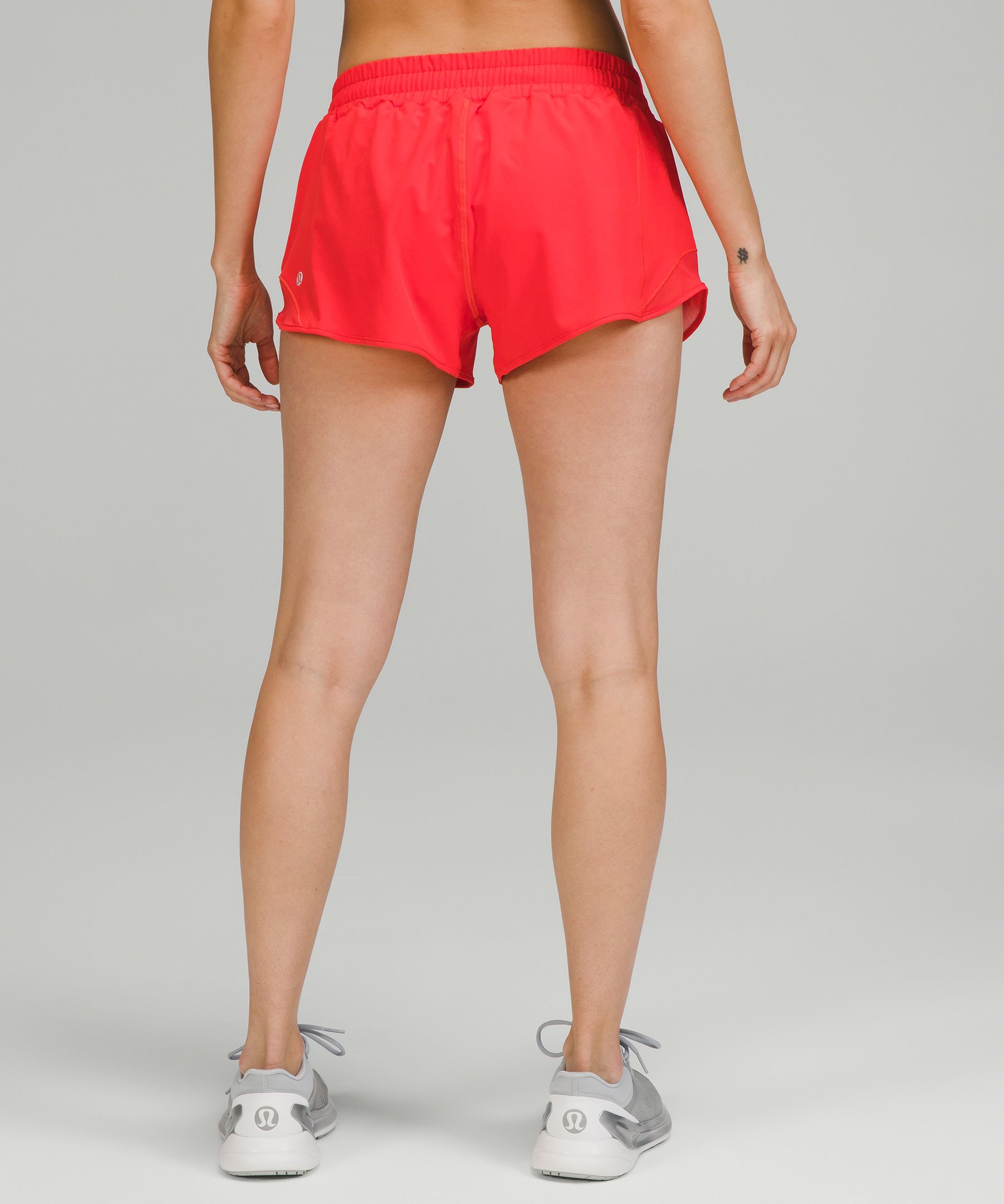 Lululemon Hotty Hot Low-rise Lined Shorts 2.5" In Carnation Red